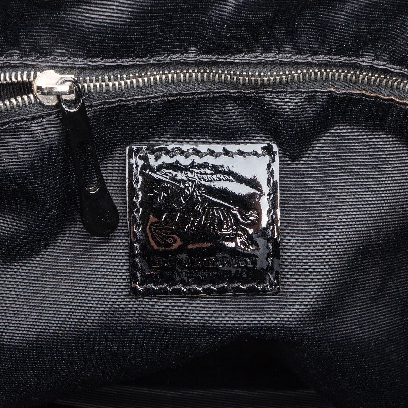 Burberry Nova-Check Studded Knight Hobo Handbag