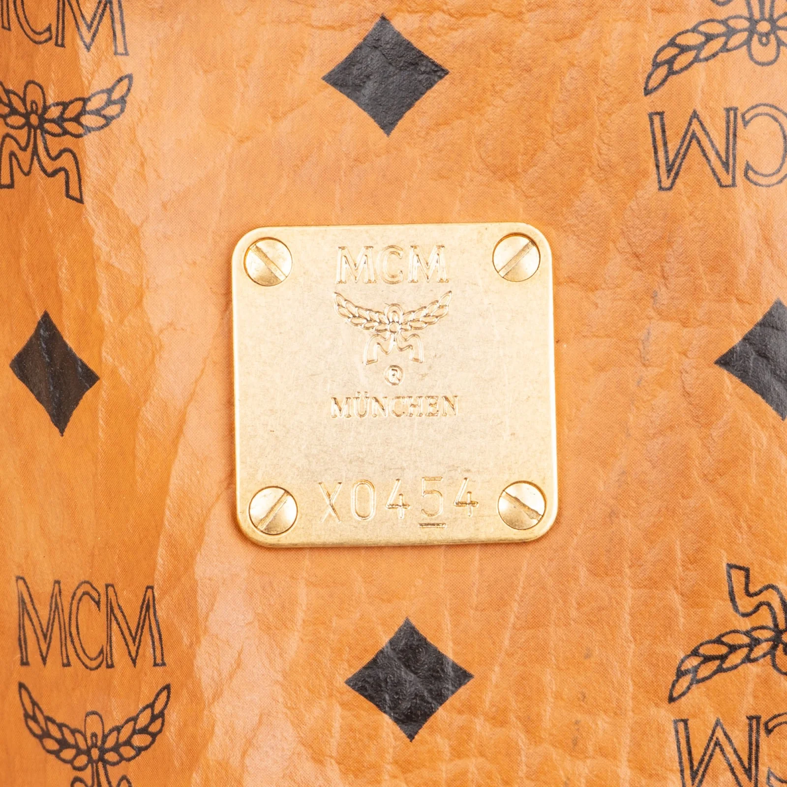 MCM Monogram Visetos Liz Shopper Tote Shoulder Bag