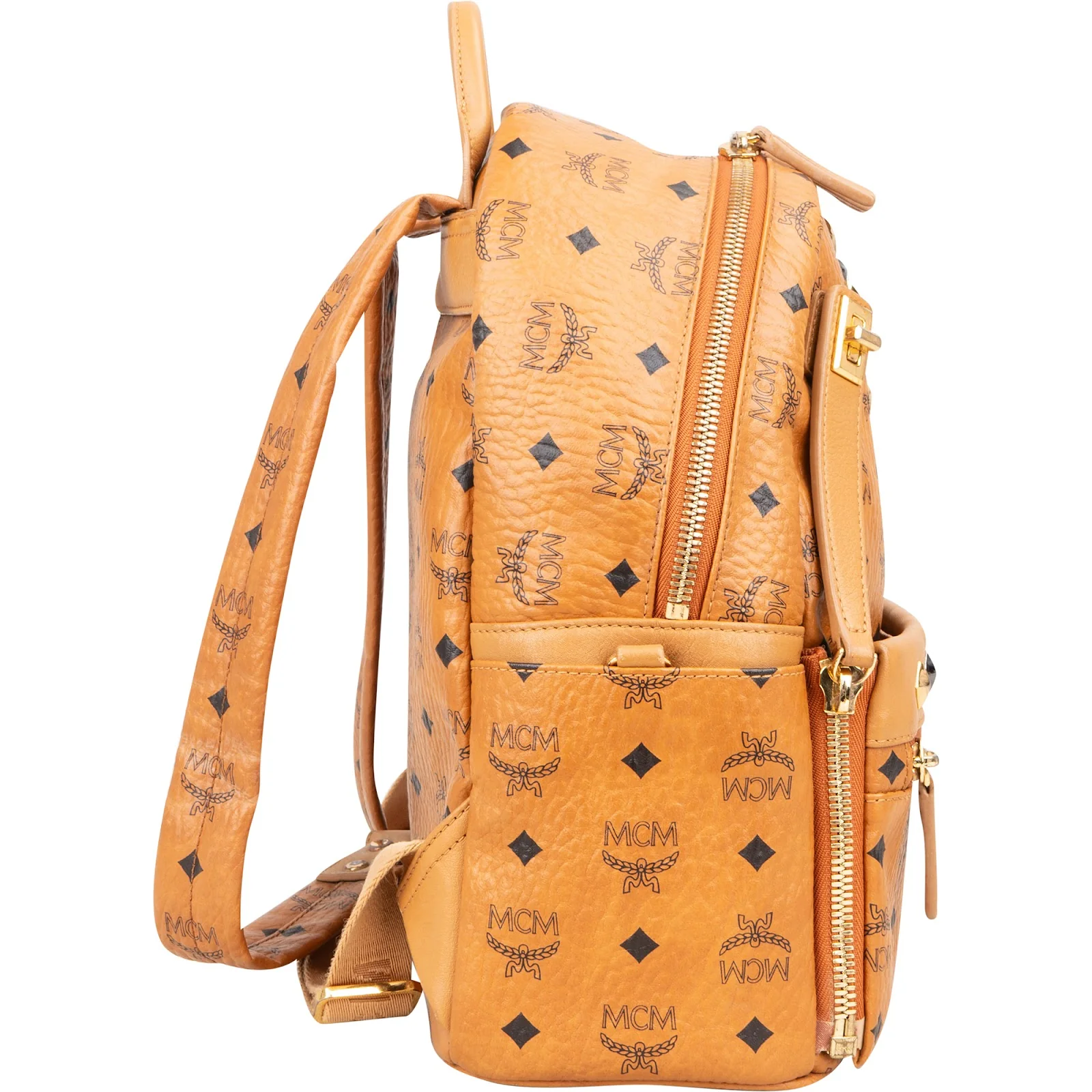MCM Monogram Visetos Stark Studded 2 in 1 Backpack