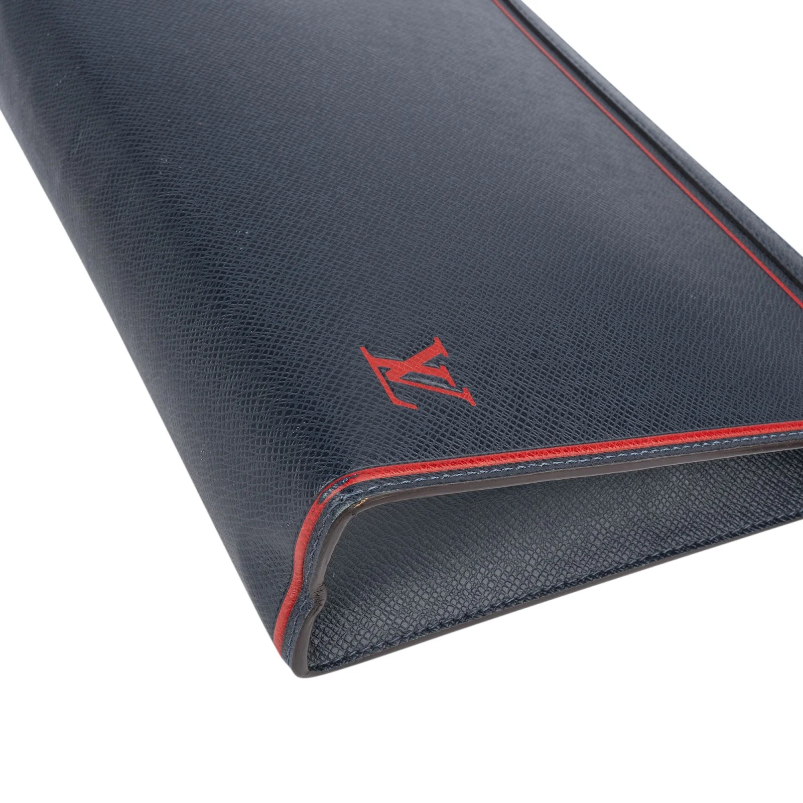 Louis Vuitton Marine Bicolor Taiga Leather Pochette Jour Dokumentenmappe