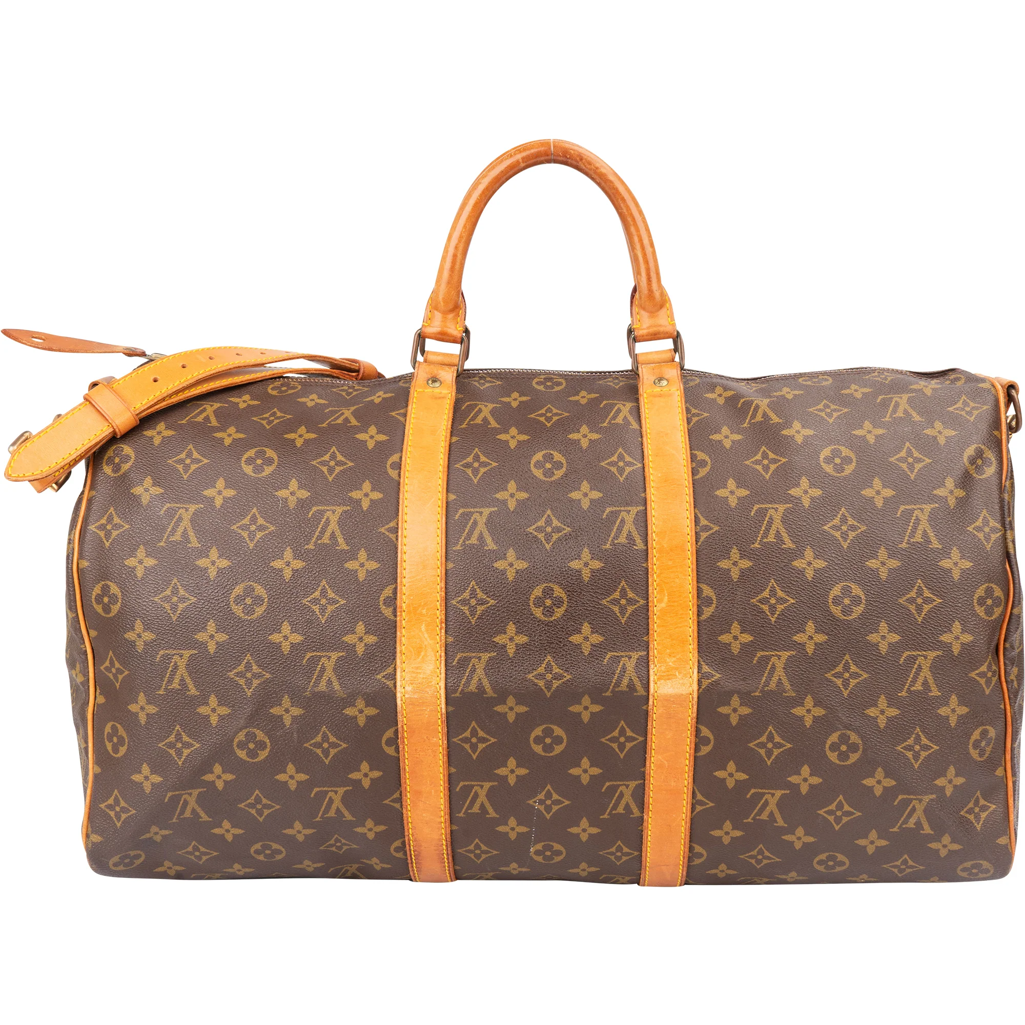 Louis Vuitton Monogram Canvas Keepall 50 Bandoulière Reisetasche