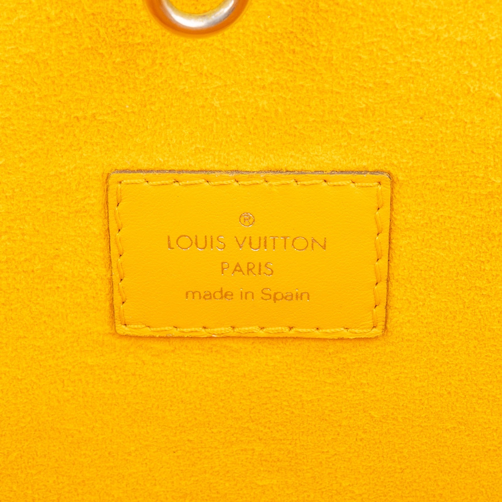 Sac Neverfull MM Shopper Louis Vuitton en cuir Epi jaune