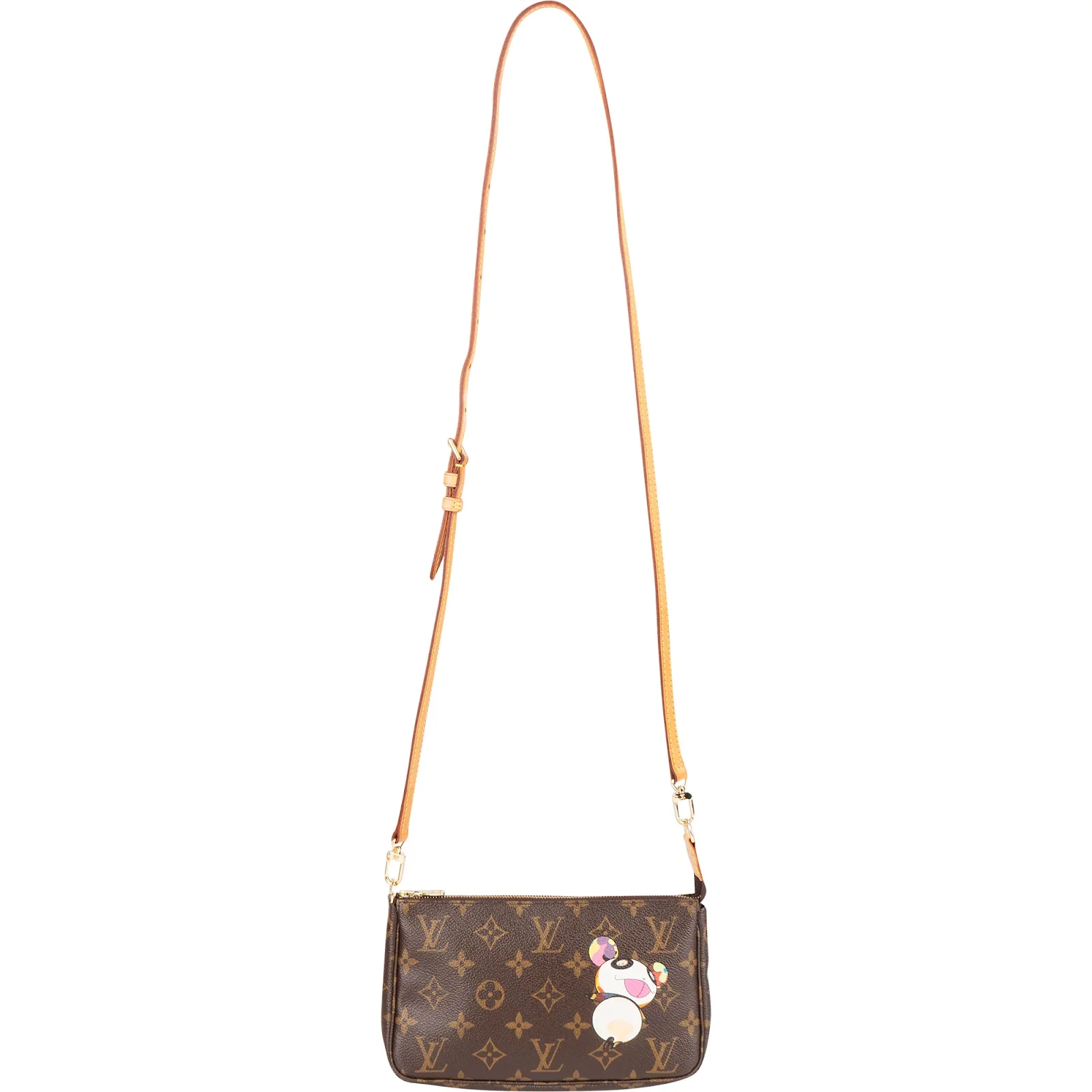 Louis Vuitton Monogram Canvas Limited Murakami Panda Pochette Accessoires Crossbody Bag