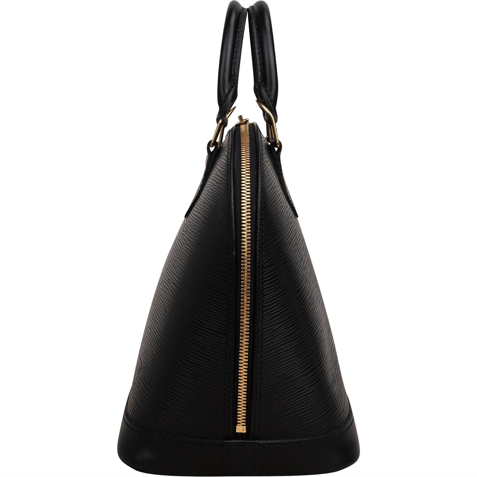 Louis Vuitton Noir Epi Leather Alma PM Handbag