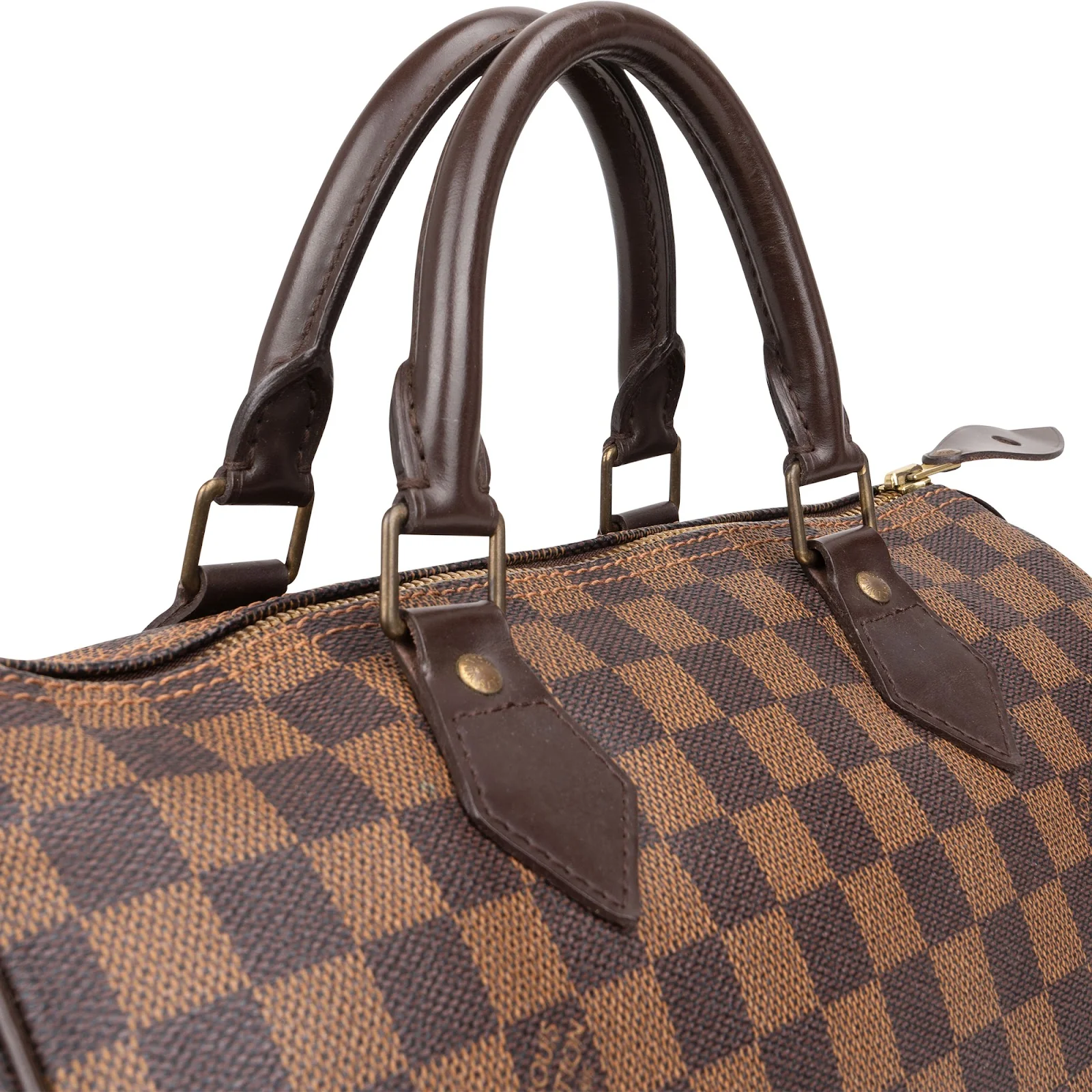 Louis Vuitton Monogram Damier Ebene Speedy 30 Boston Bag