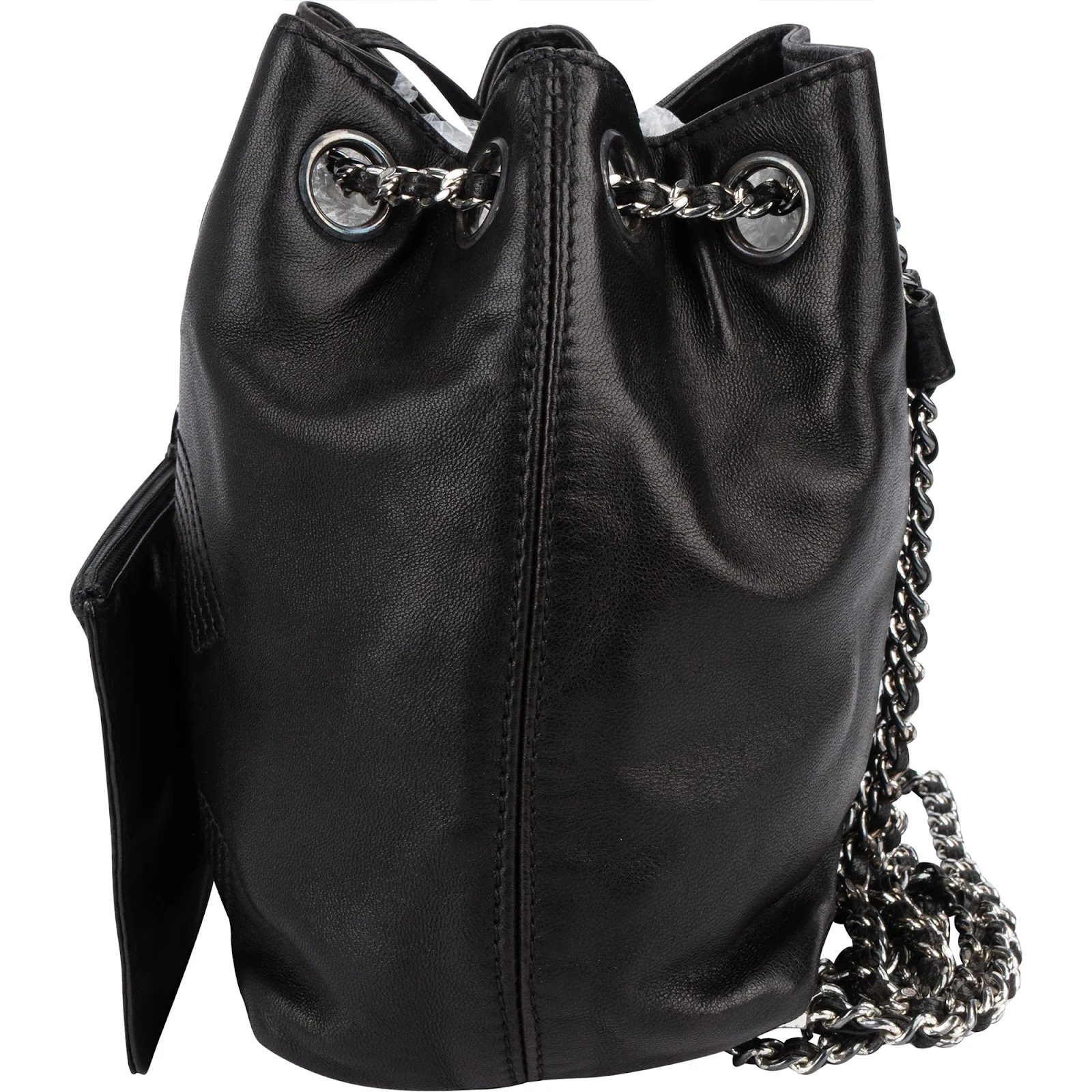 Chanel 22 Lambskin CC Small Drawstring Backpack
