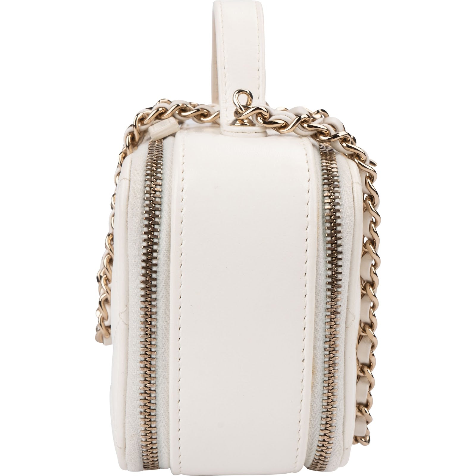 Chanel Quilted Lambskin Vanity Chain Crossbody Bag