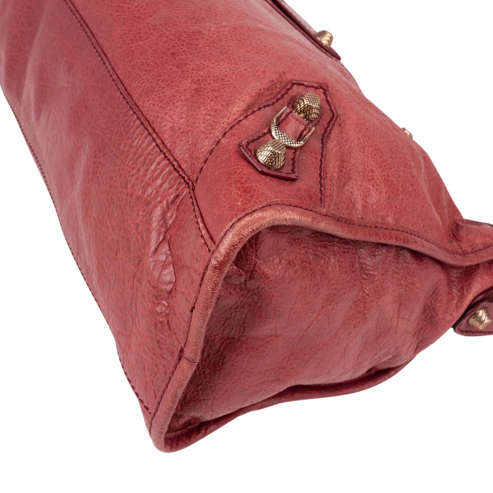 Balenciaga Pink Leather Classic City Handbag