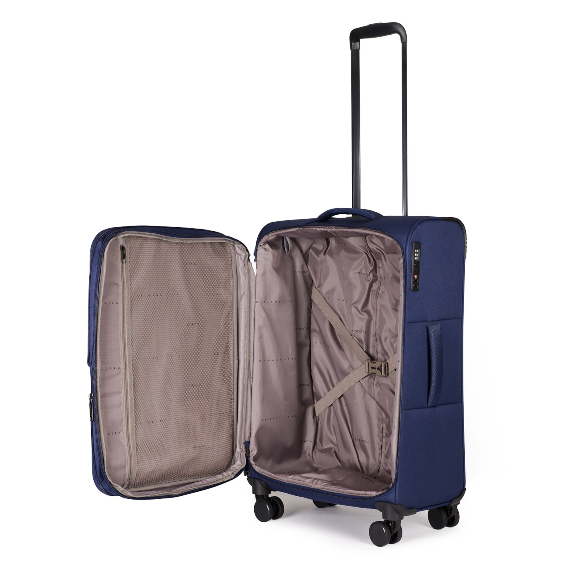 Fresh Trolley M (65 cm) erweiterbar - navy