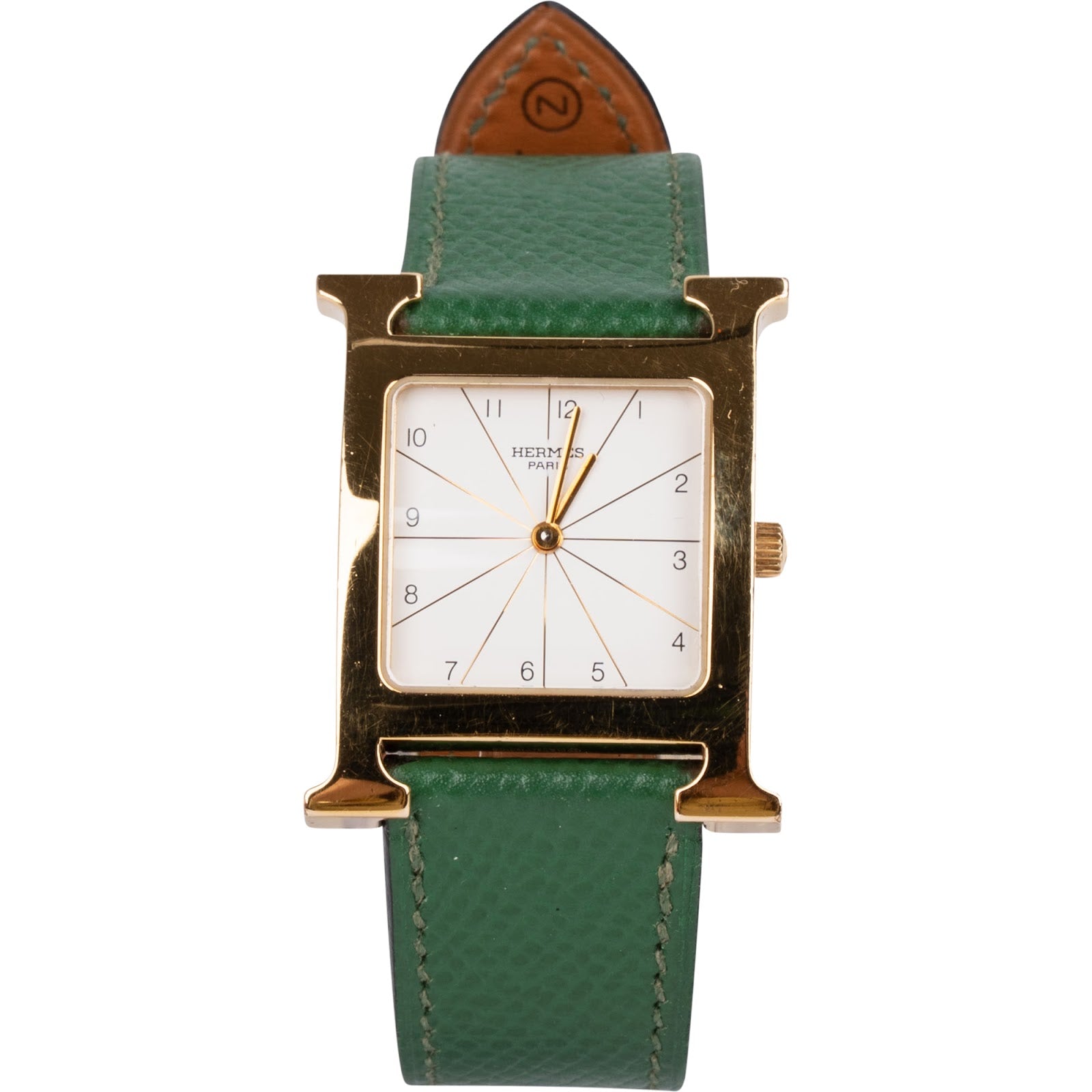 Hermès Gold Tone Heure H RS1.501 Women Watch