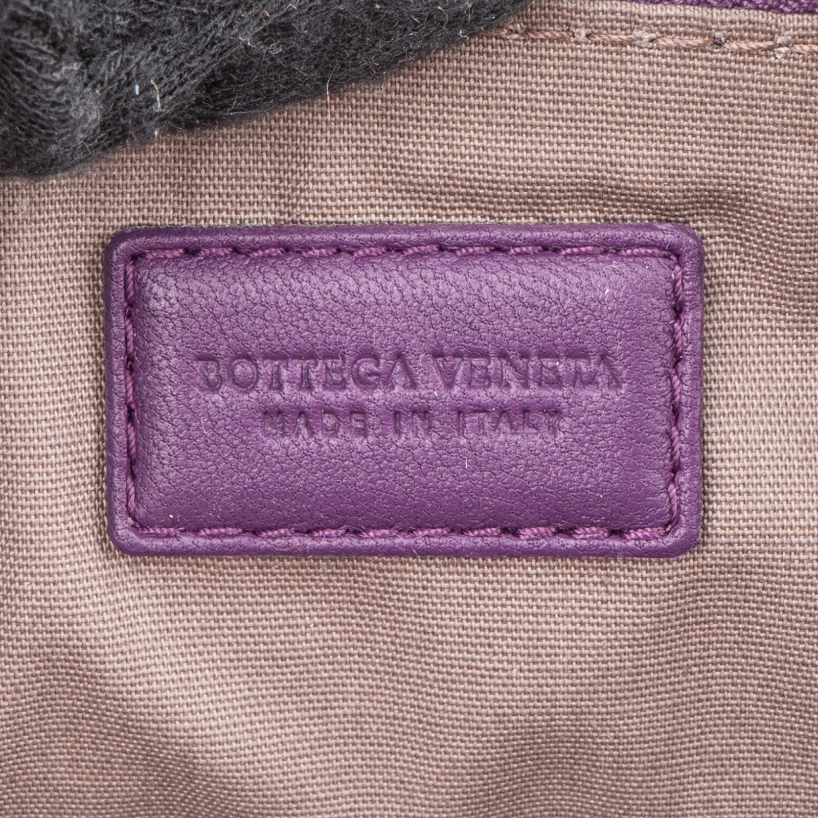 Bottega Veneta Purple Intrecciato Leather Clutch
