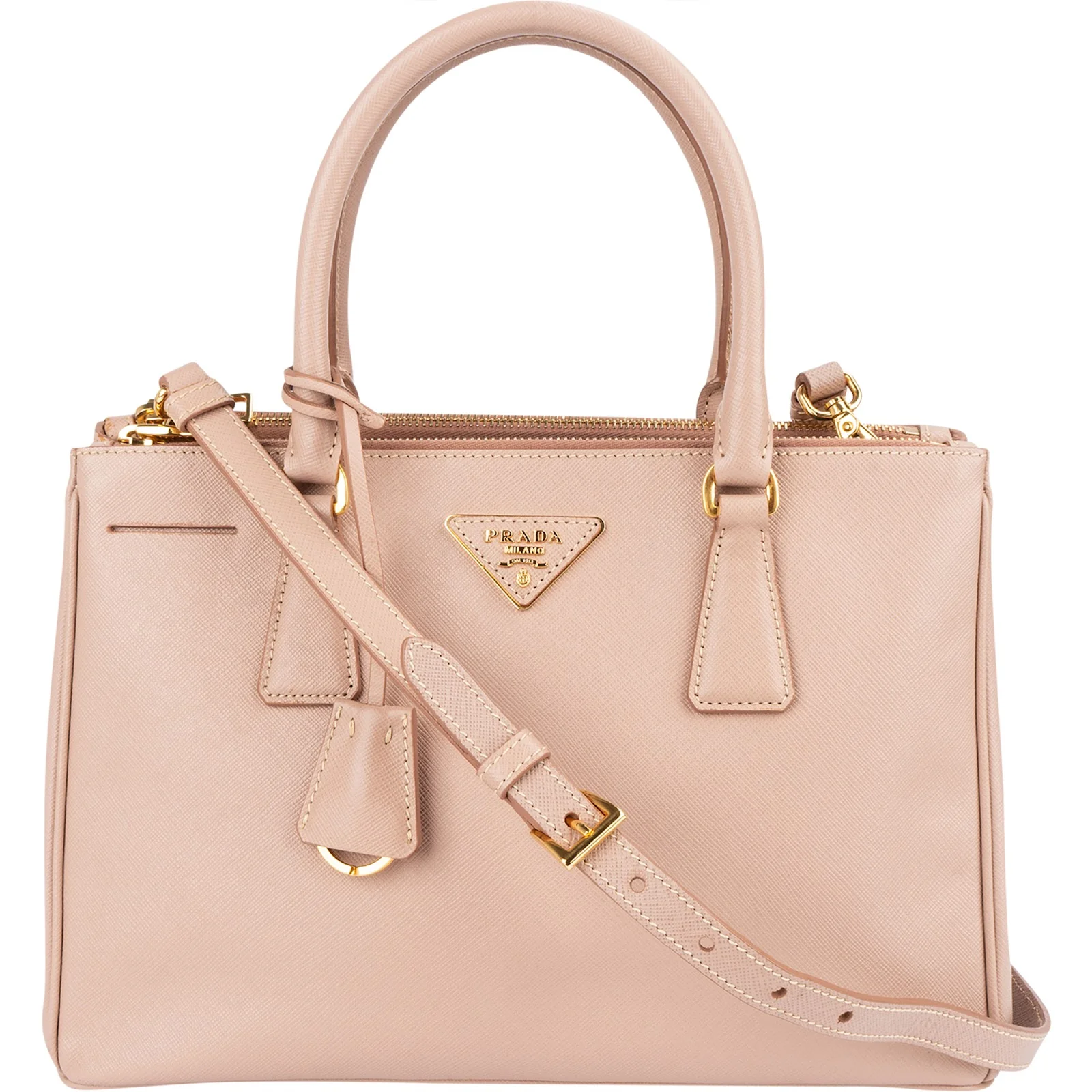 Prada Saffiano Vernice Galleria Handbag
