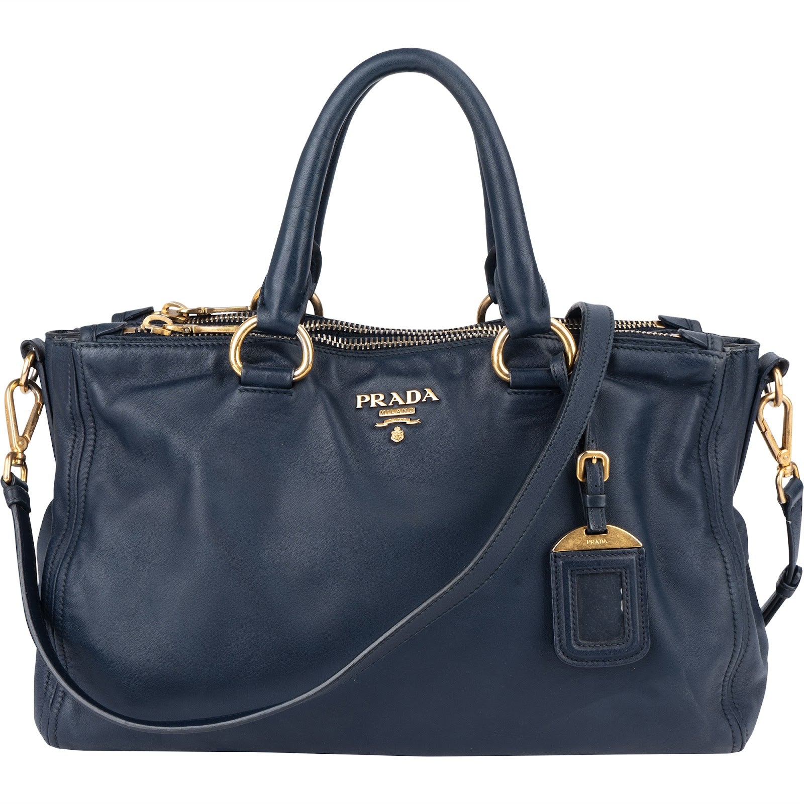 Prada Vitello Daino Soft Leather Handbag