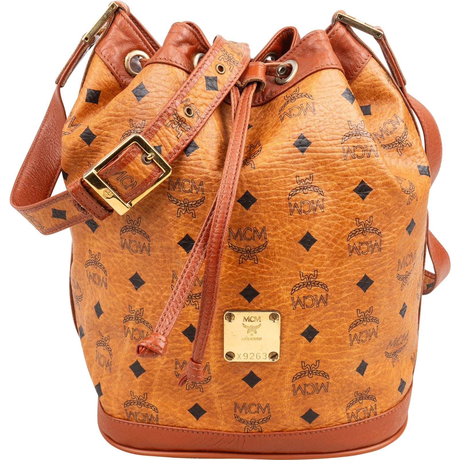 Sac à bandoulière MCM Monogram Visetos Bucket