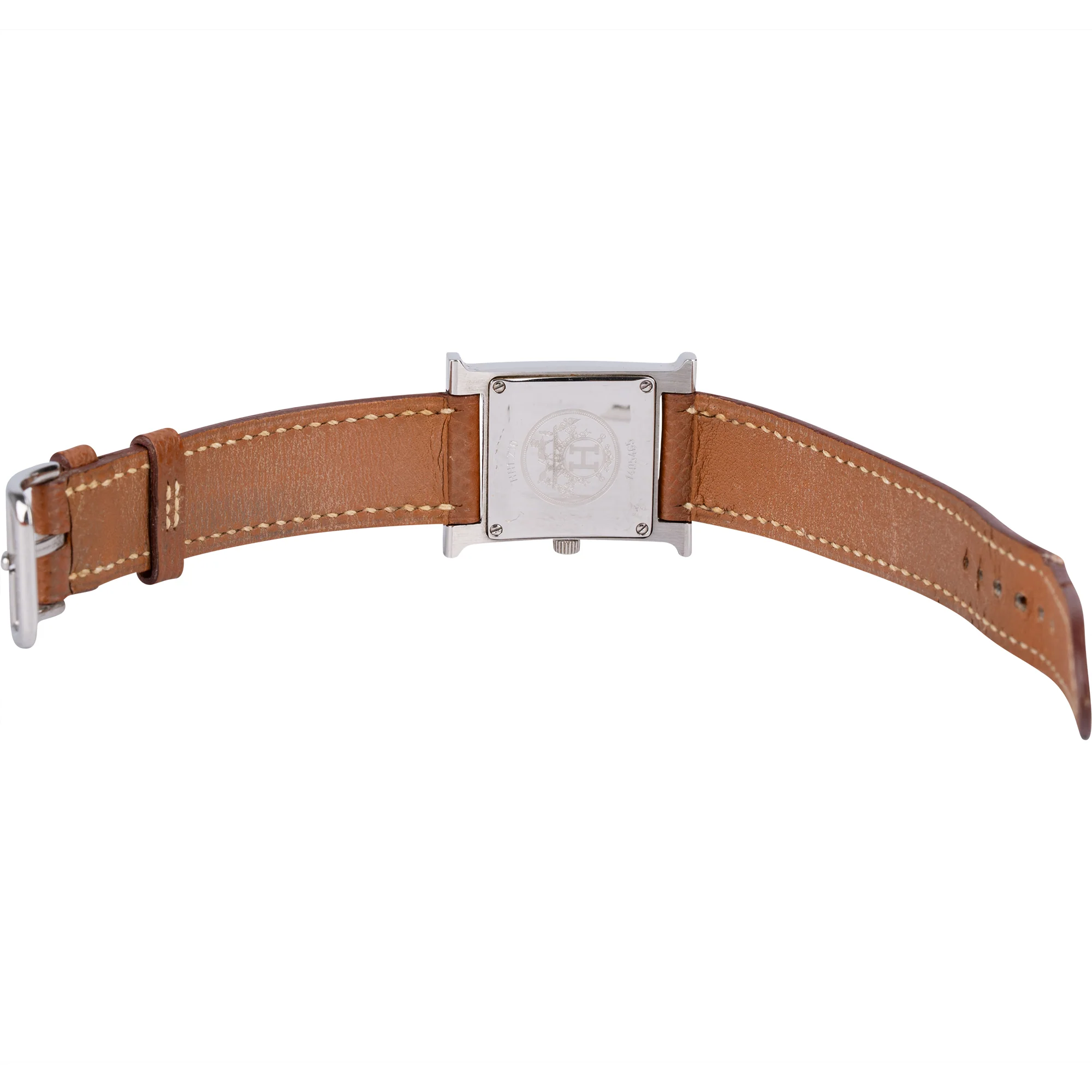 Hermès Silver Tone Heure H HH1.210N Women Watch