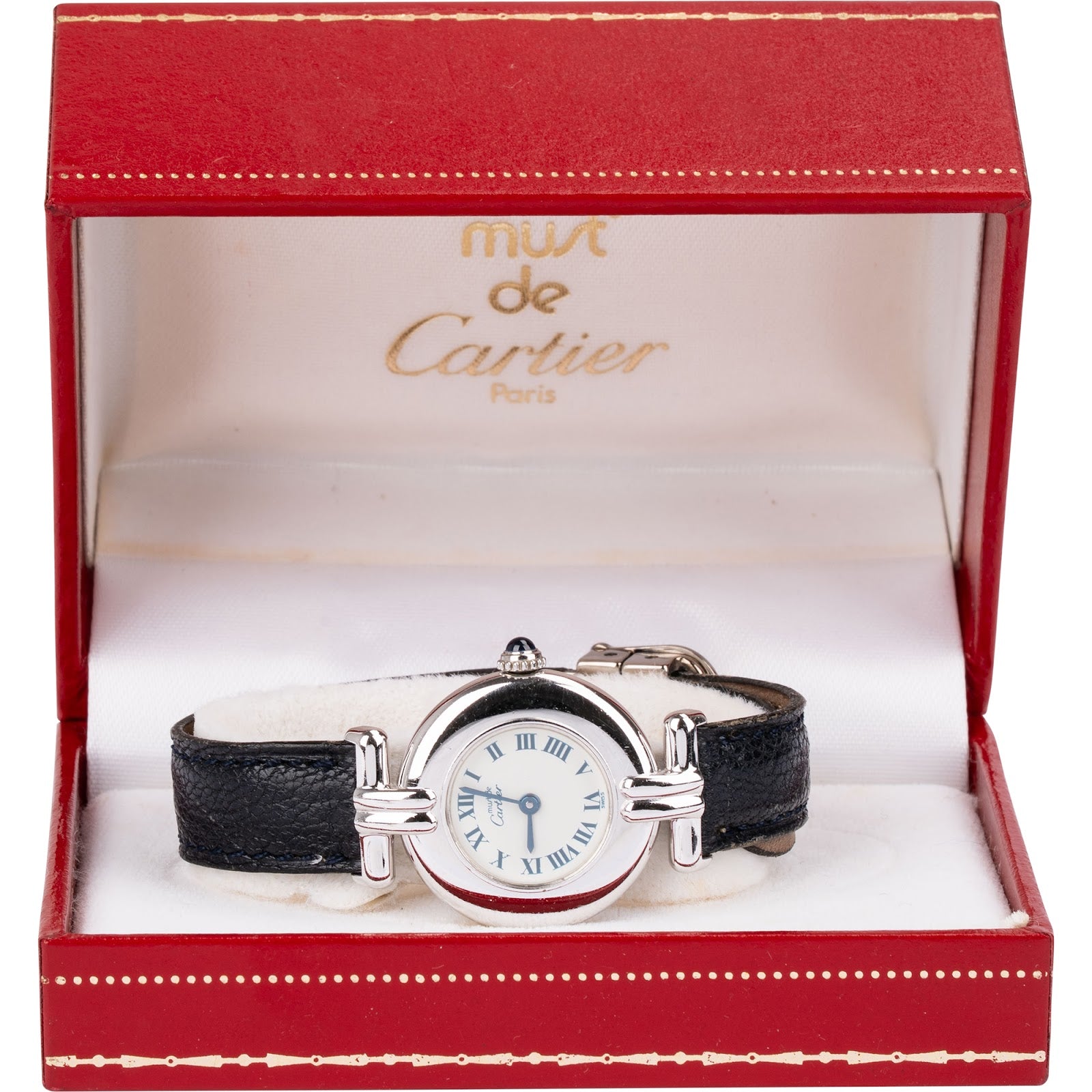 Cartier Silver Tone Must de Cartier Colisee Damenuhr
