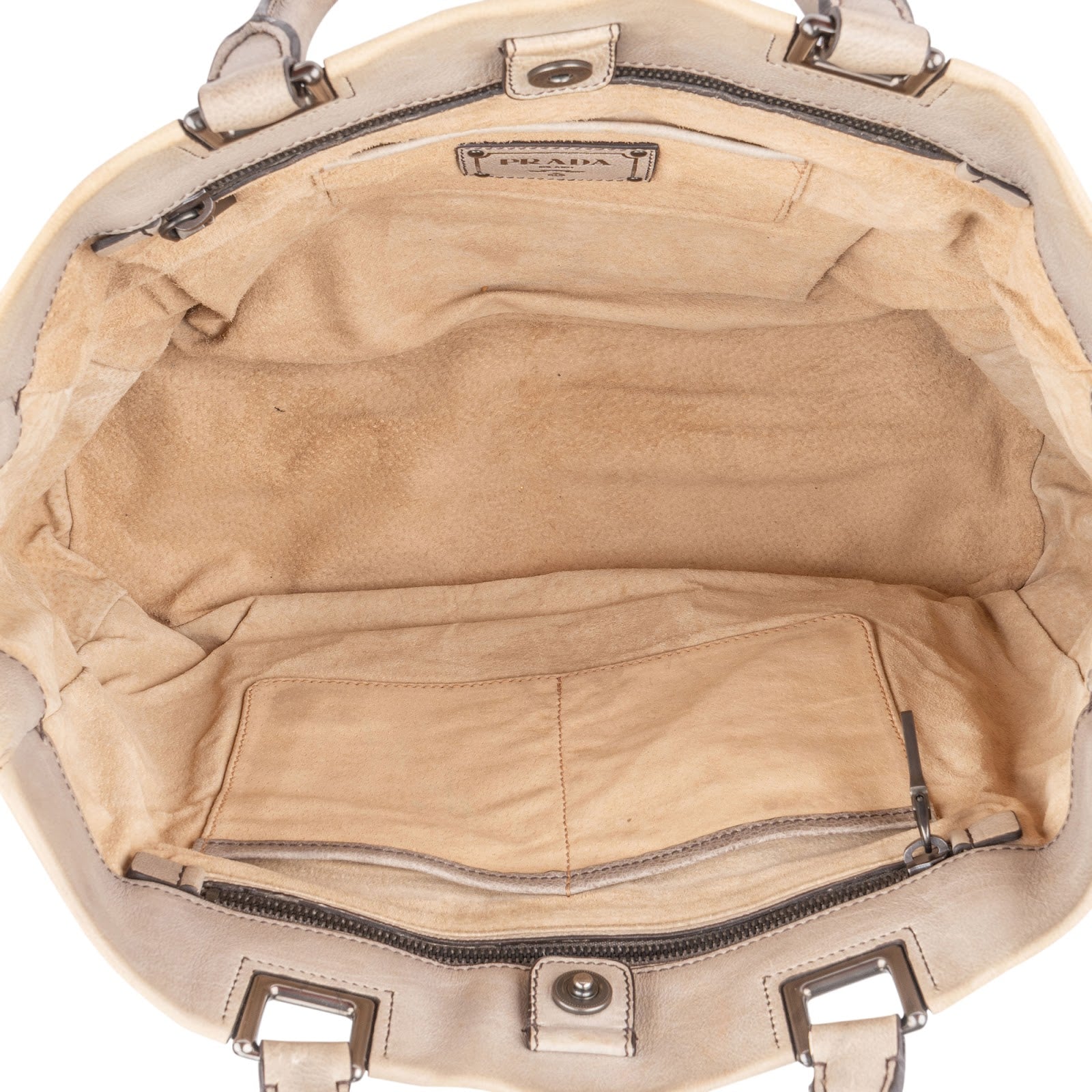 Prada - Vitello Antic Sfumato Tote Handbag