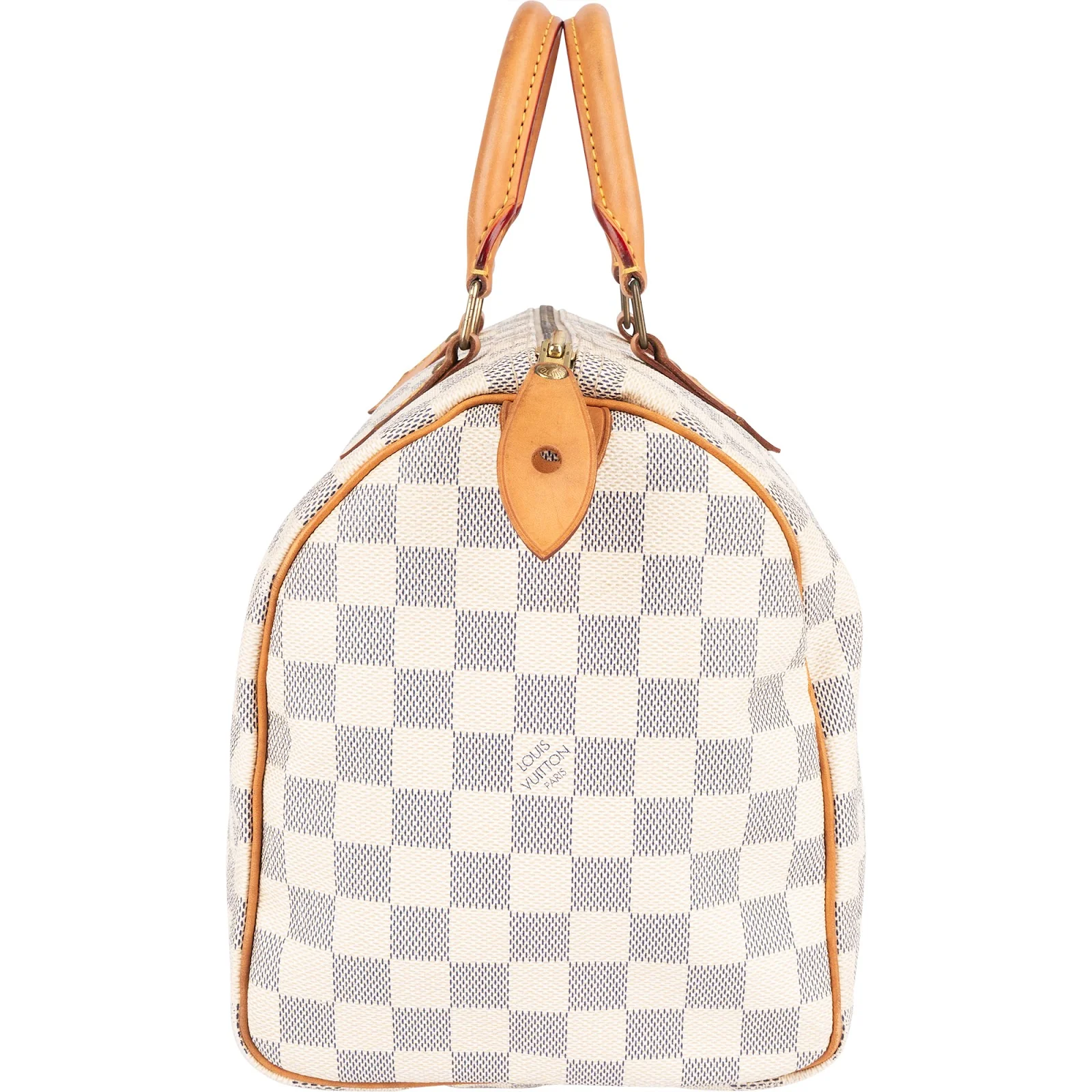 Louis Vuitton Damier Azur Monogram Speedy 30 Boston Bag