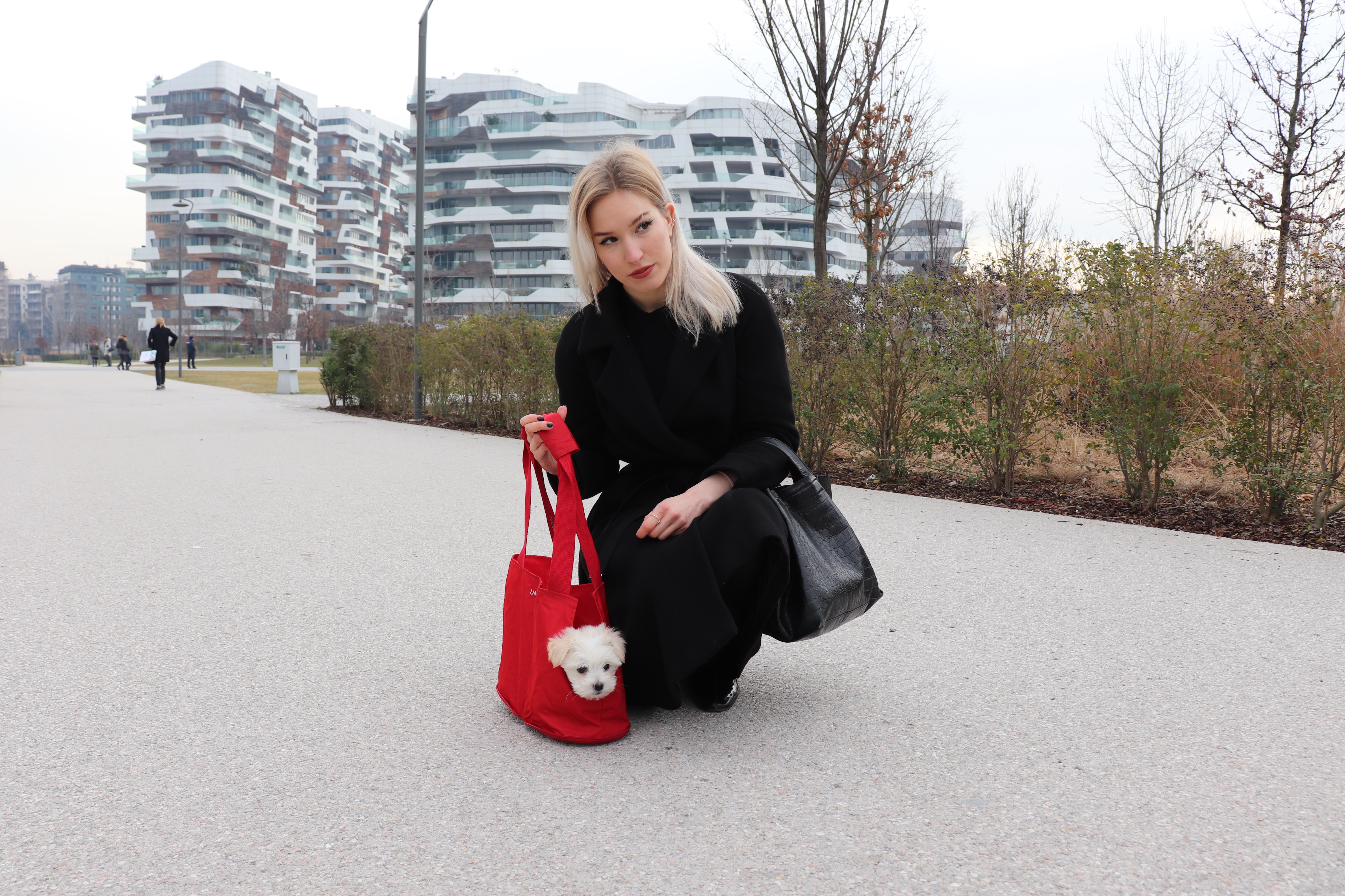 Faltbare Tragetasche mit Sicherheitsclip