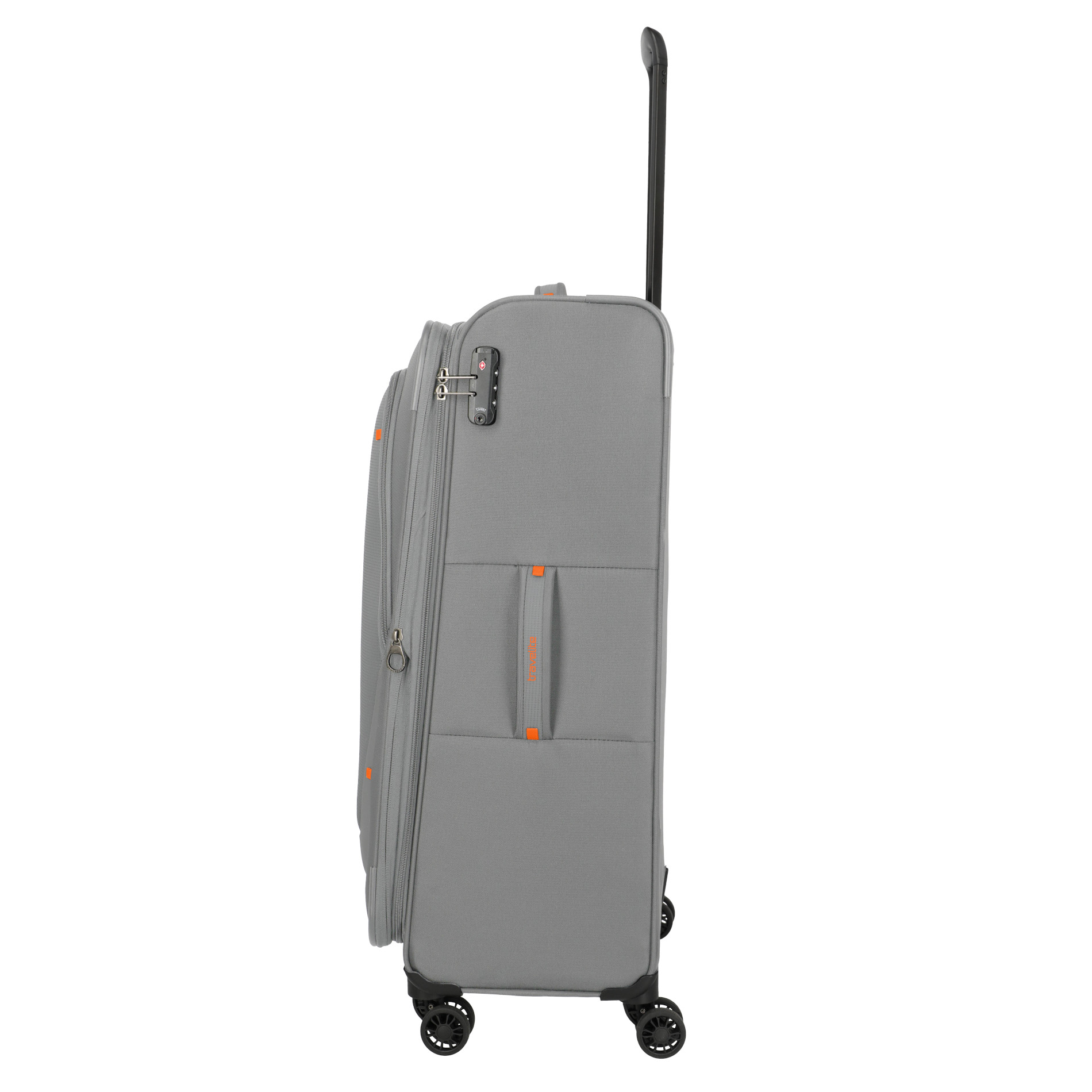 UMBRIA Trolley L (77 cm) erweiterbar - Smoky Grey