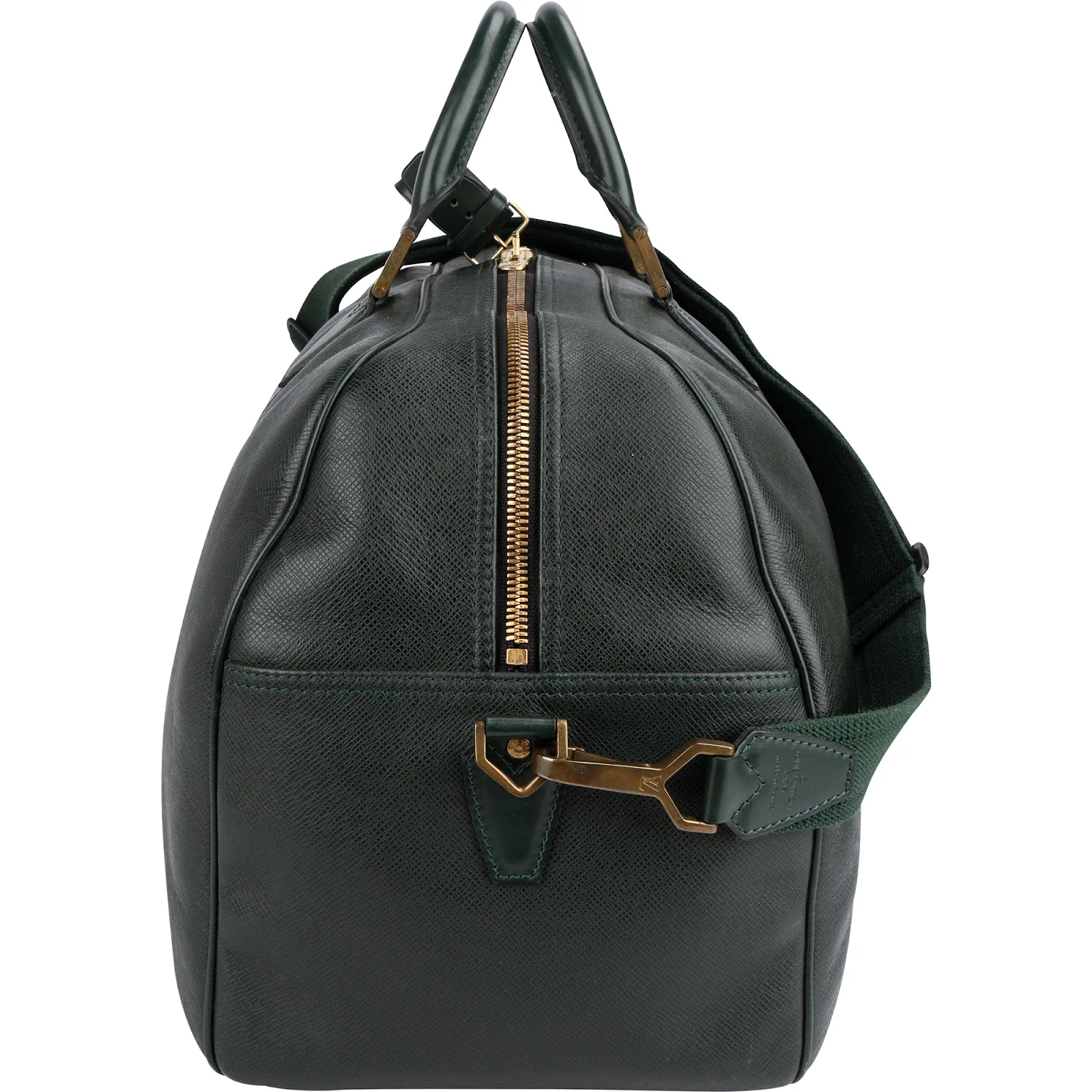 Louis Vuitton Green Taiga Leather Kendall 45 Bandoulière Reisetasche