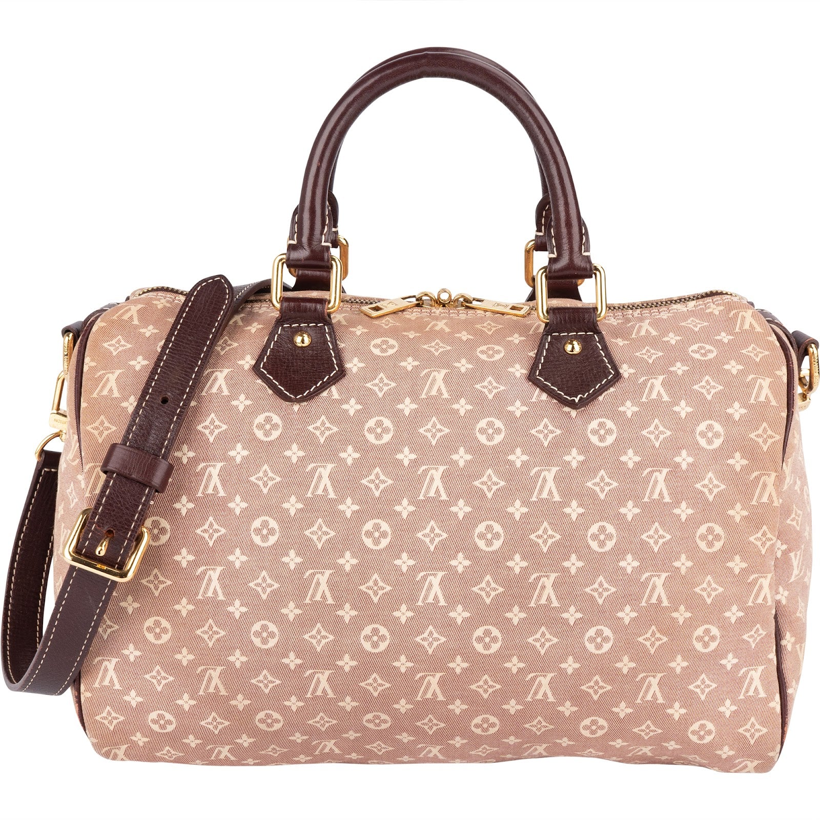 Louis Vuitton Monogram Mini Lin Speedy 30 Bandoulière Boston Bag