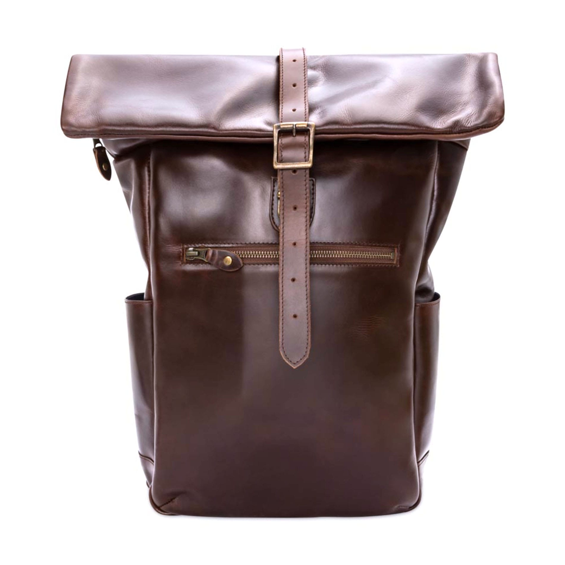 Rolltop Norman - BROWN/Dots