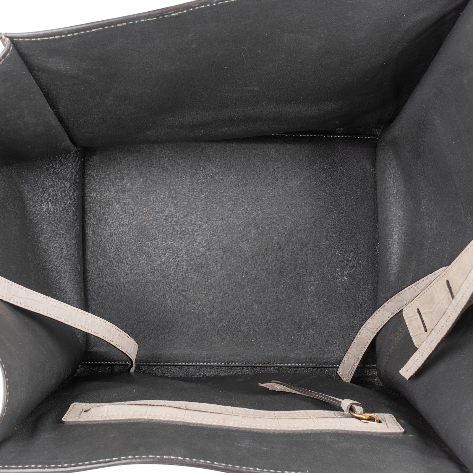 Sac à main Phantomm de Céline en daim et cuir « Croc Optic »