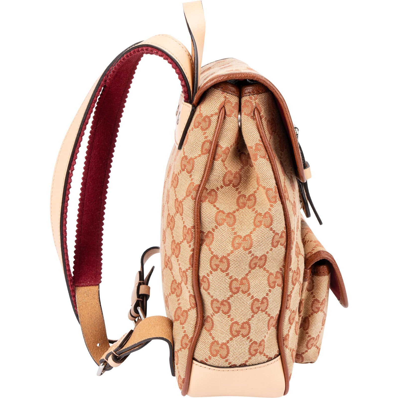 Gucci - Monogram GG Flap Backpack