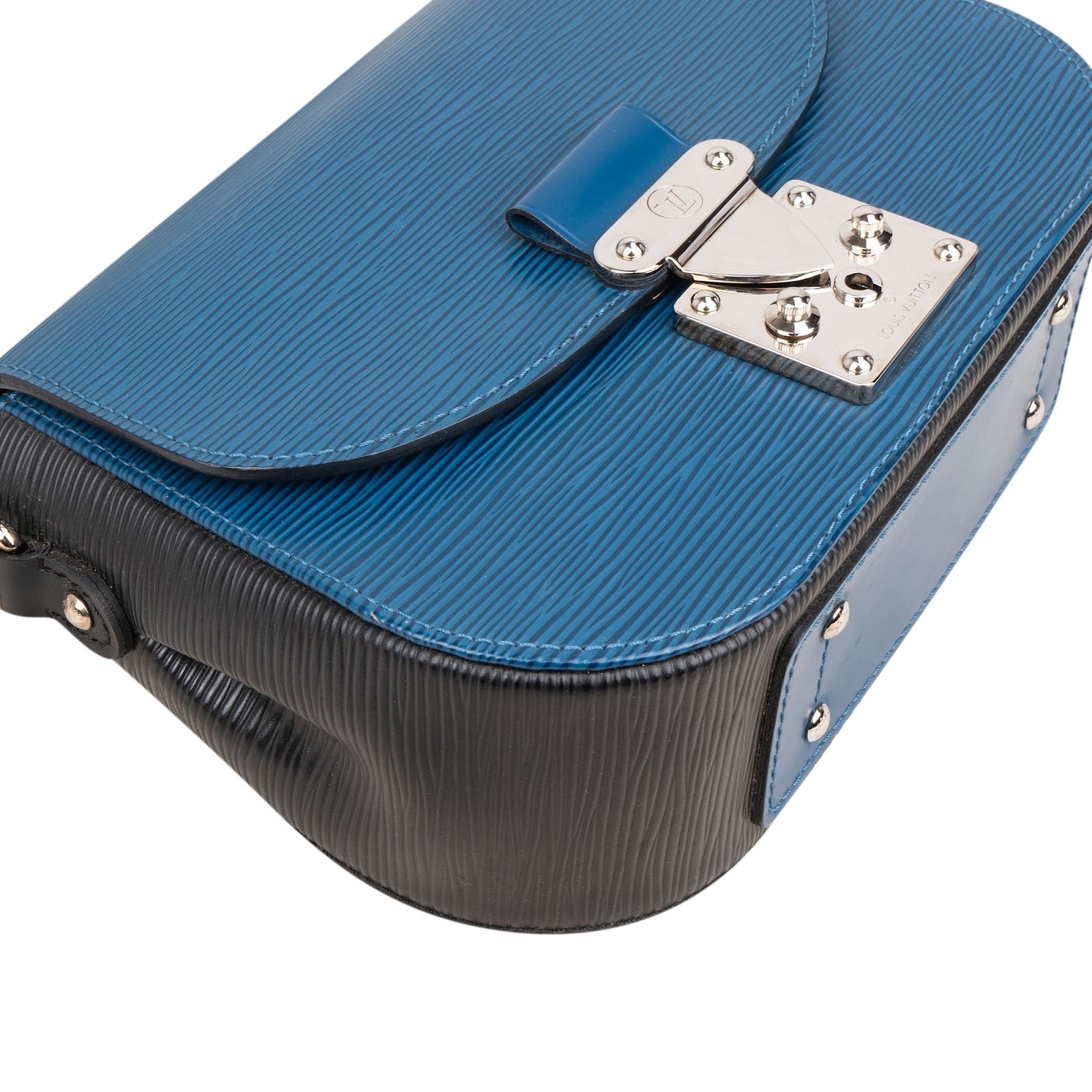 Louis Vuitton Blue Epi Leather Eden PM Crossbody Handbag