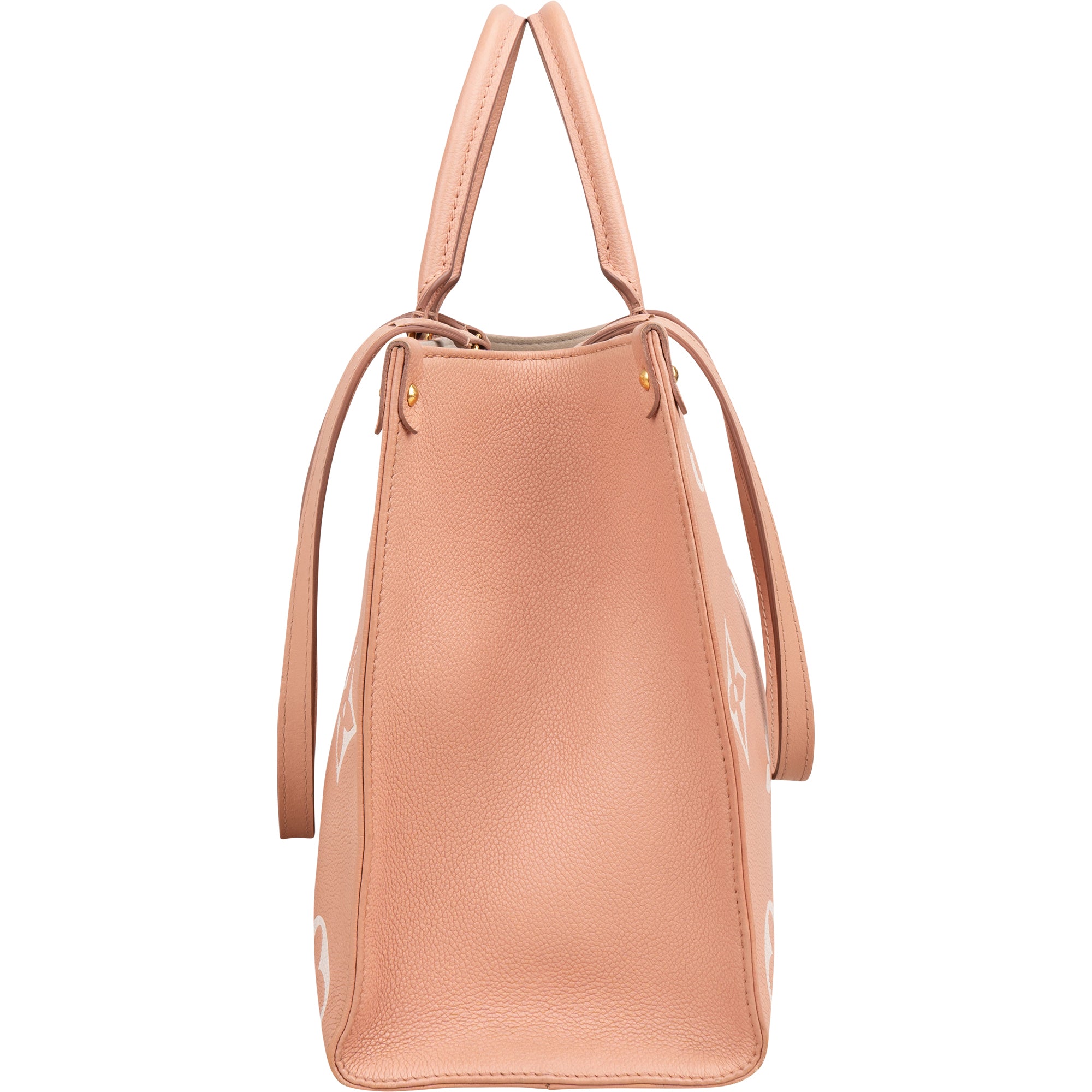 Louis Vuitton Leather Monogram Empreinte Giant OnTheGo MM Handbag