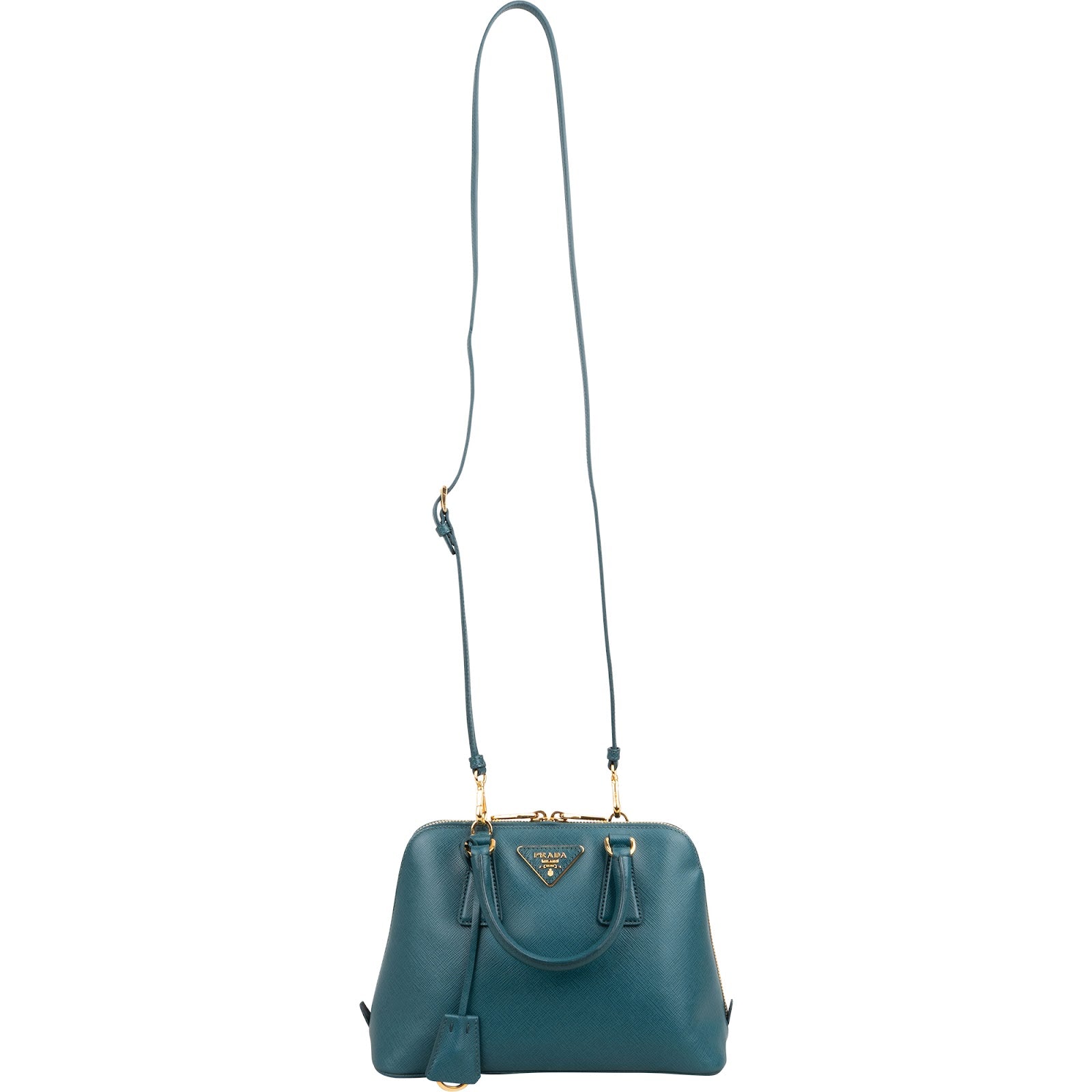 Prada Saffiano Leather Promende Handbag