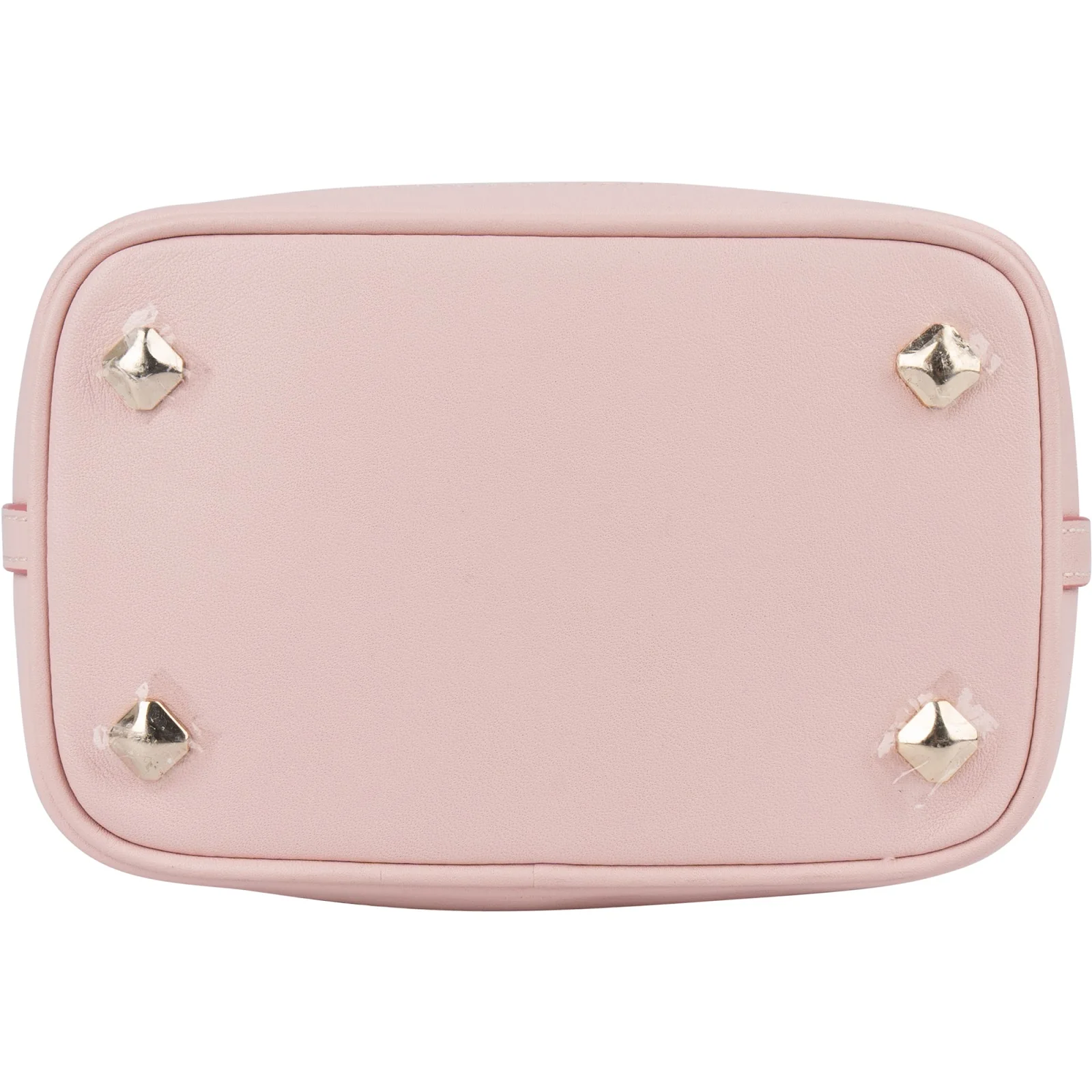 MCM Pink Monogram Visetos Mini Drawstring Crossbody Bag