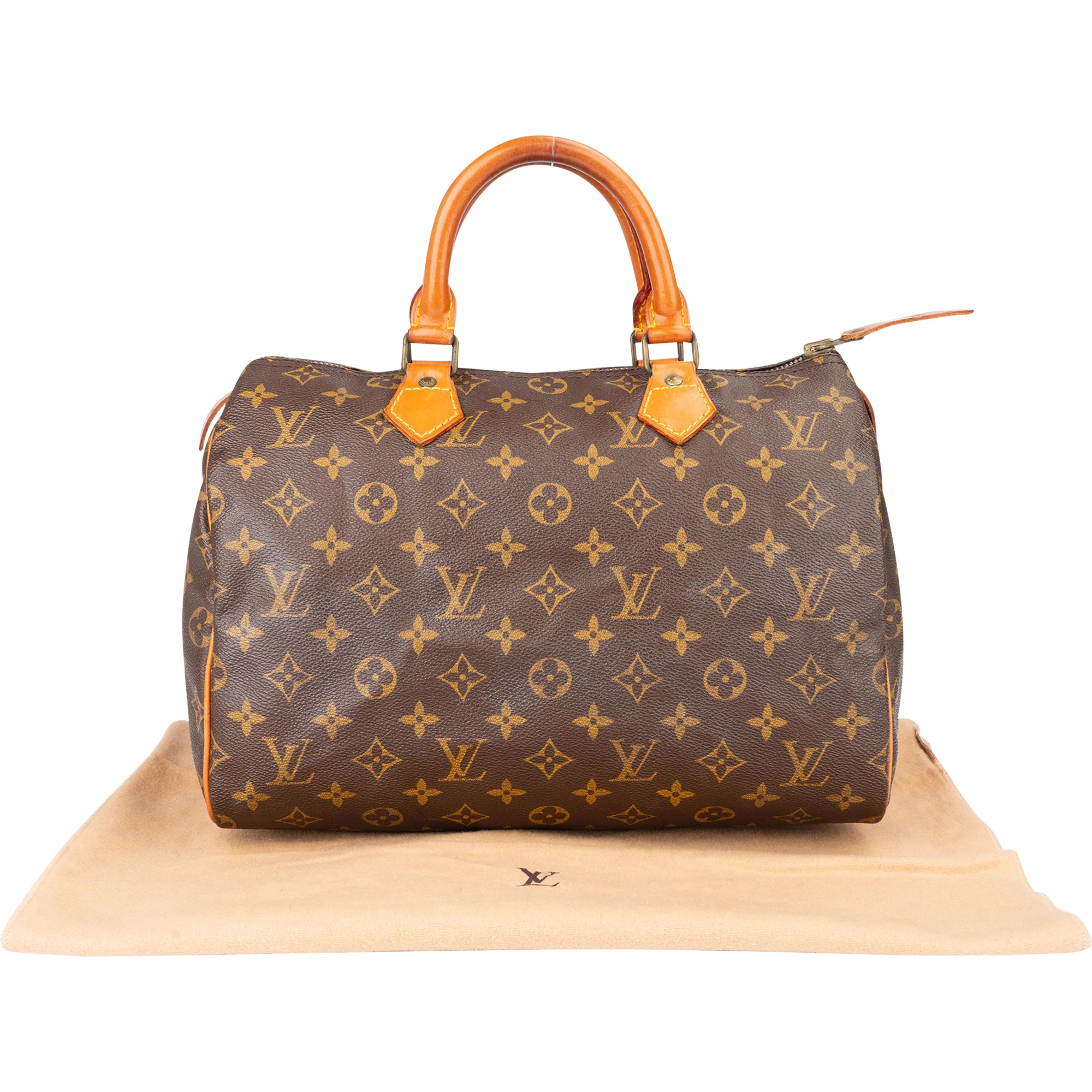 Louis Vuitton Canvas Monogram Speedy 30 Handbag
