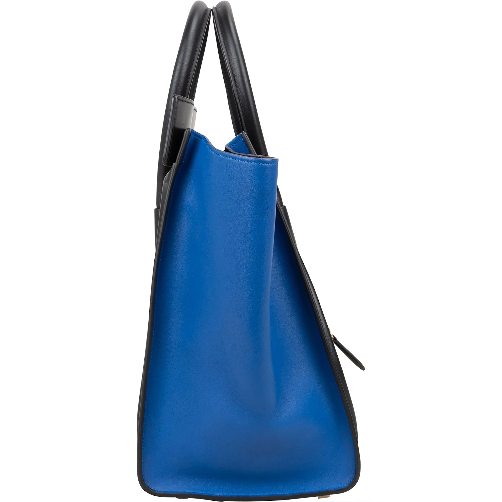 Céline Tricolor Leather Luggage Handbag