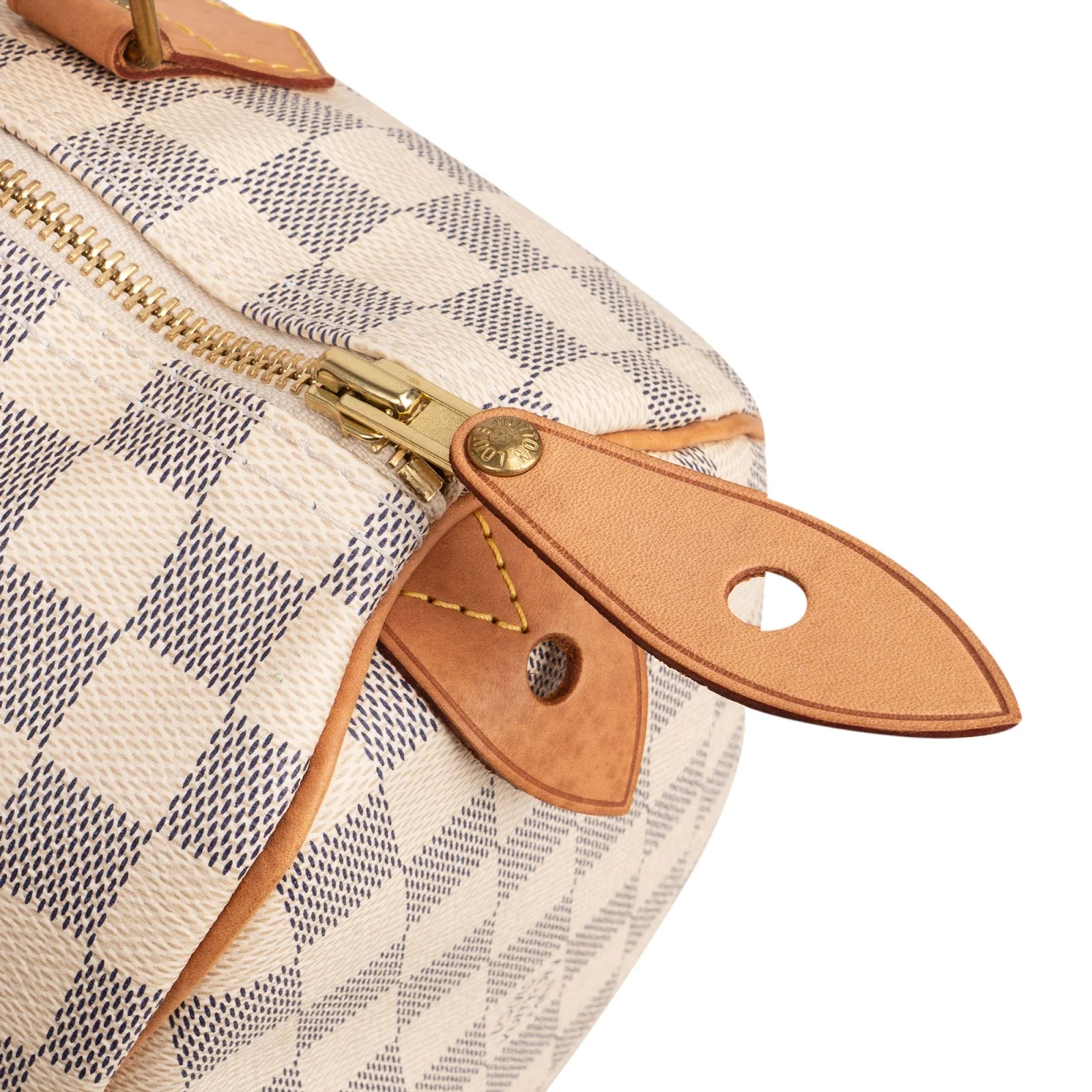 Louis Vuitton Monogram Damier Azur Speedy 30 Boston Bag