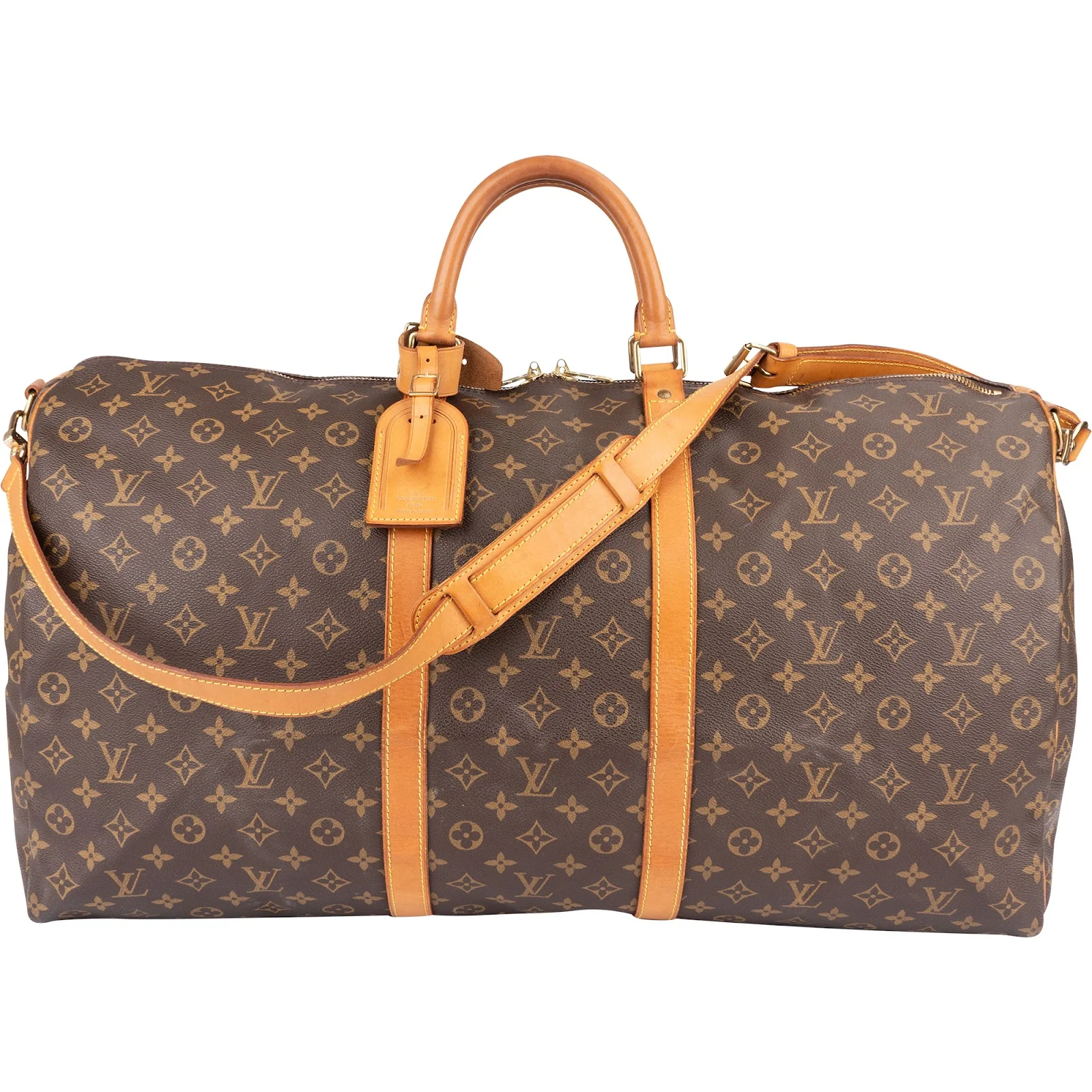 Louis Vuitton Monogram Canvas Keepall 60 Bandoulière Reisetasche