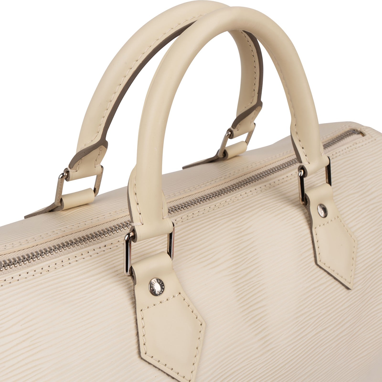 Louis Vuitton Ivory Epi Leather Speedy 30 Boston Bag