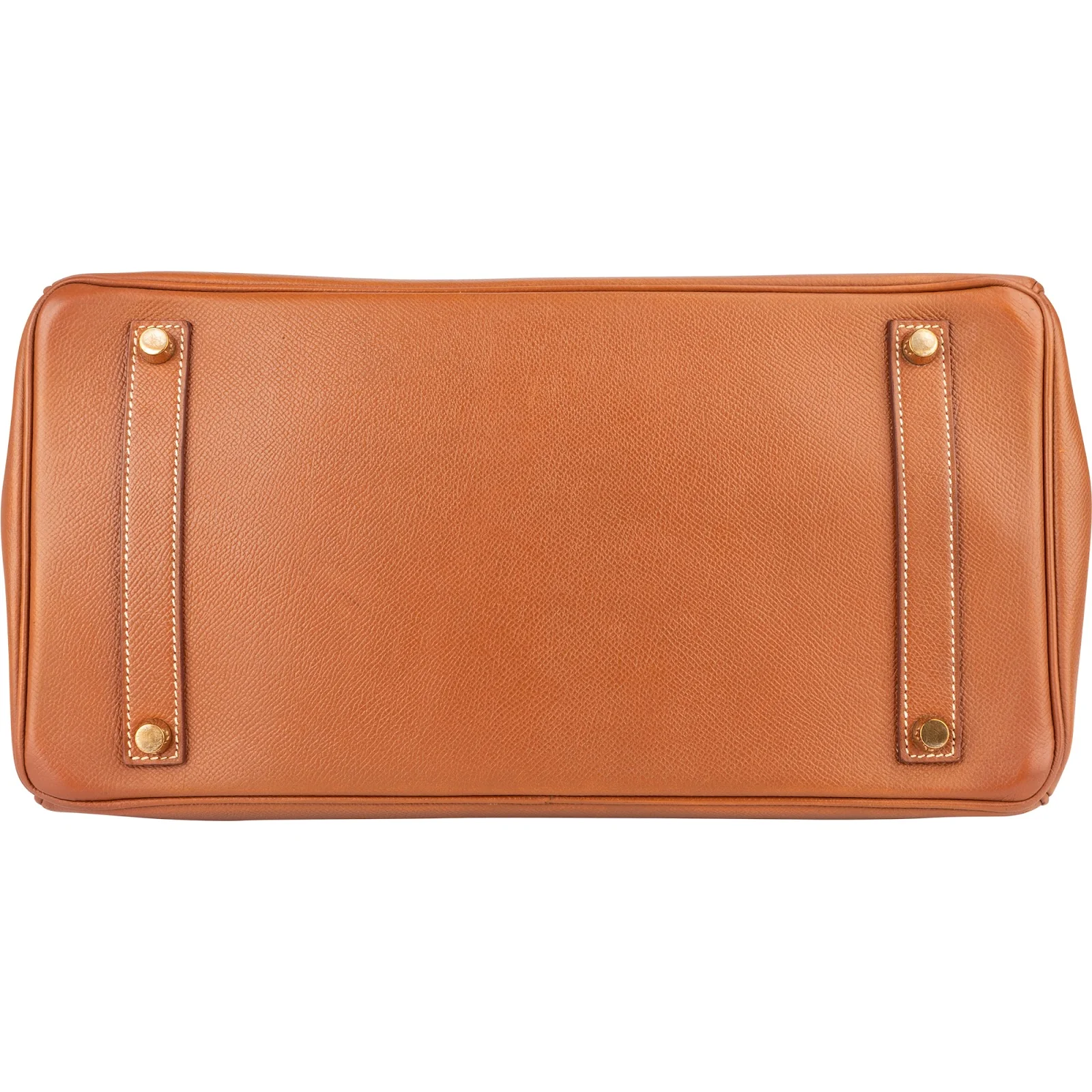Hermès Brun Courchevel Leather Birkin 35 Handbag