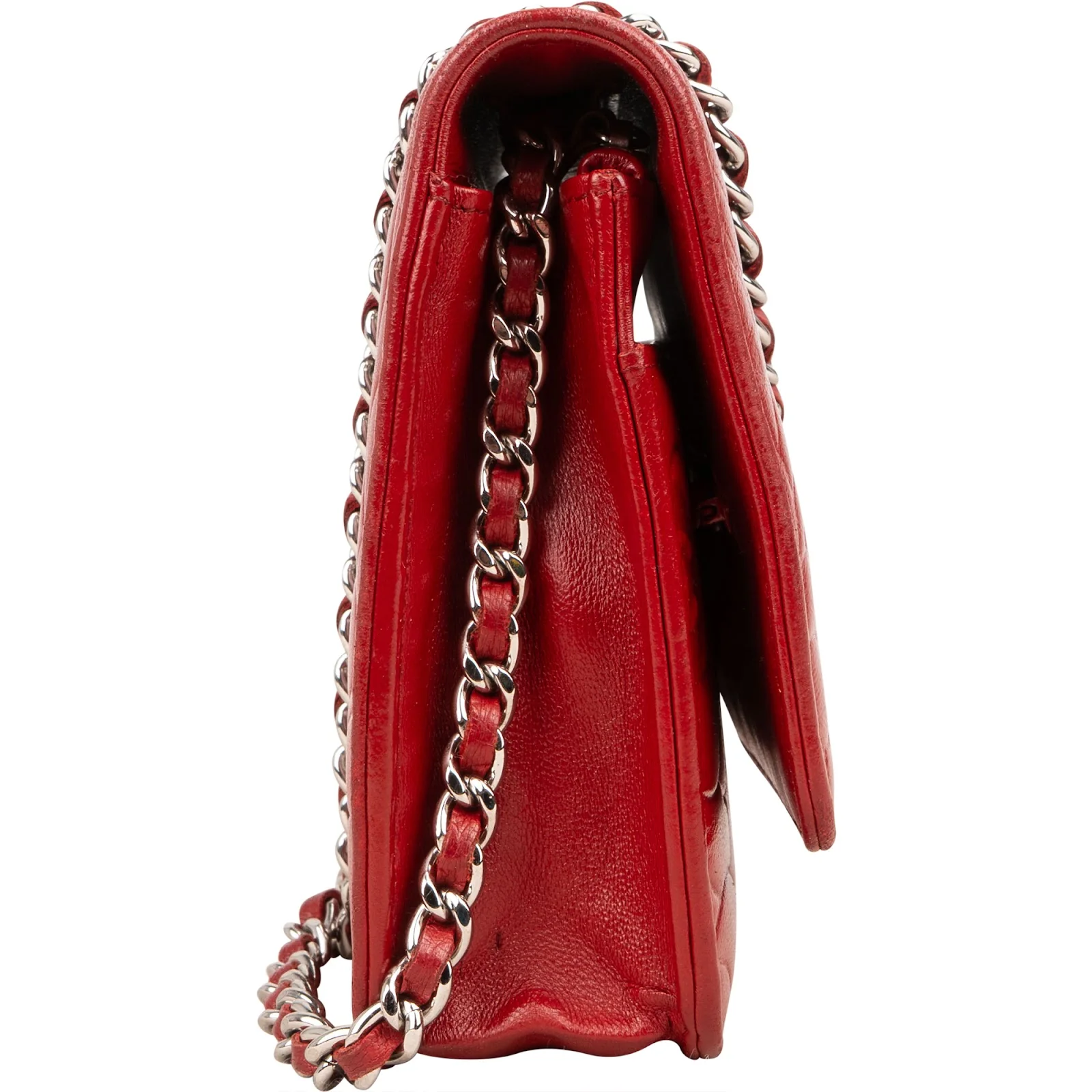 Chanel Leather Wallet On Chain Crossbody Bag