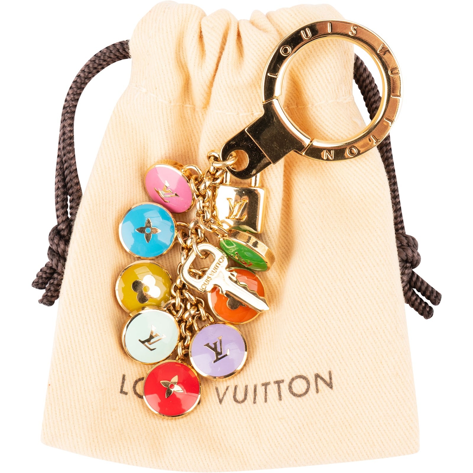 Louis Vuitton - Multicolor Pastilles Chain Schlüßelanhänger
