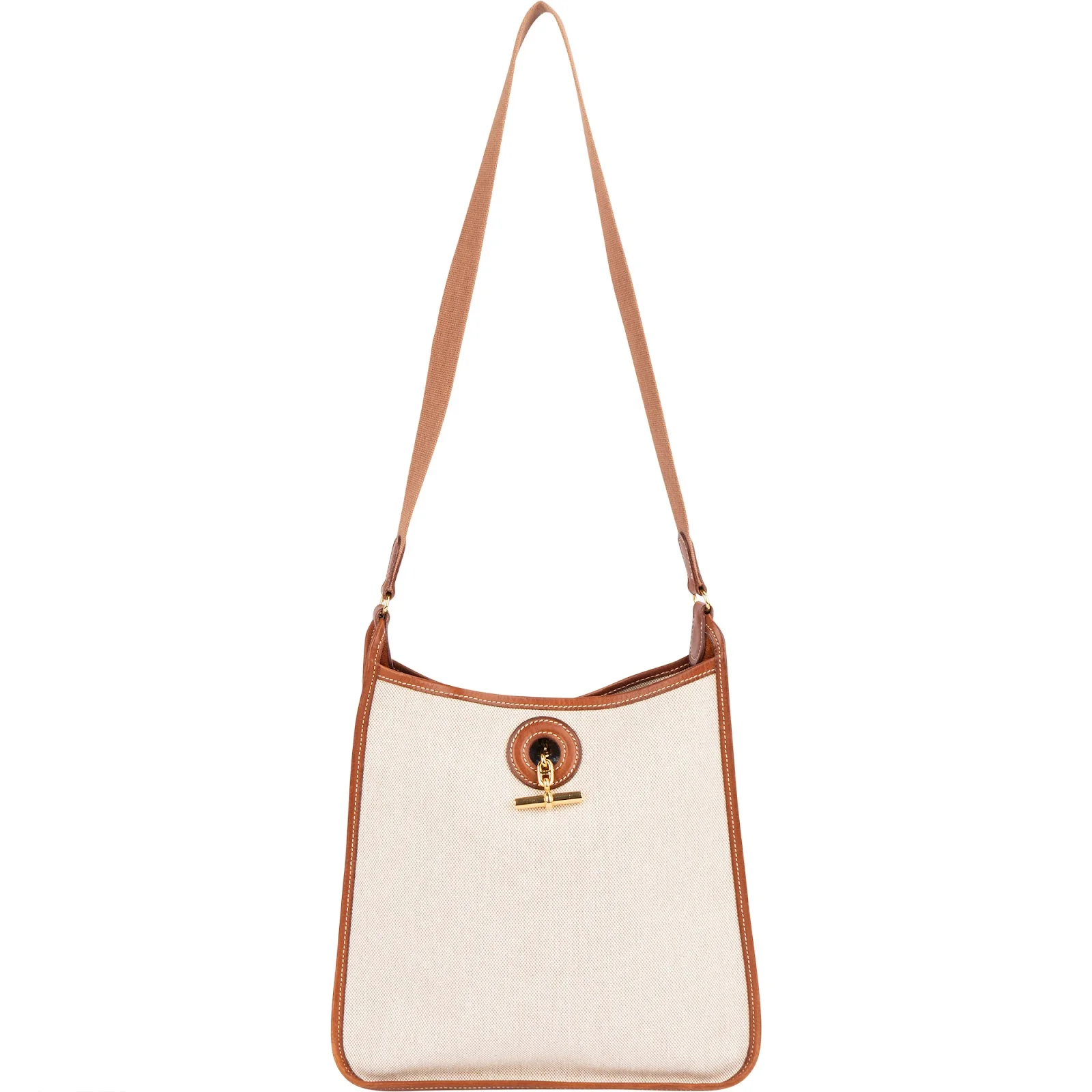 Hermès Toile Vespa PM Shoulder Bag