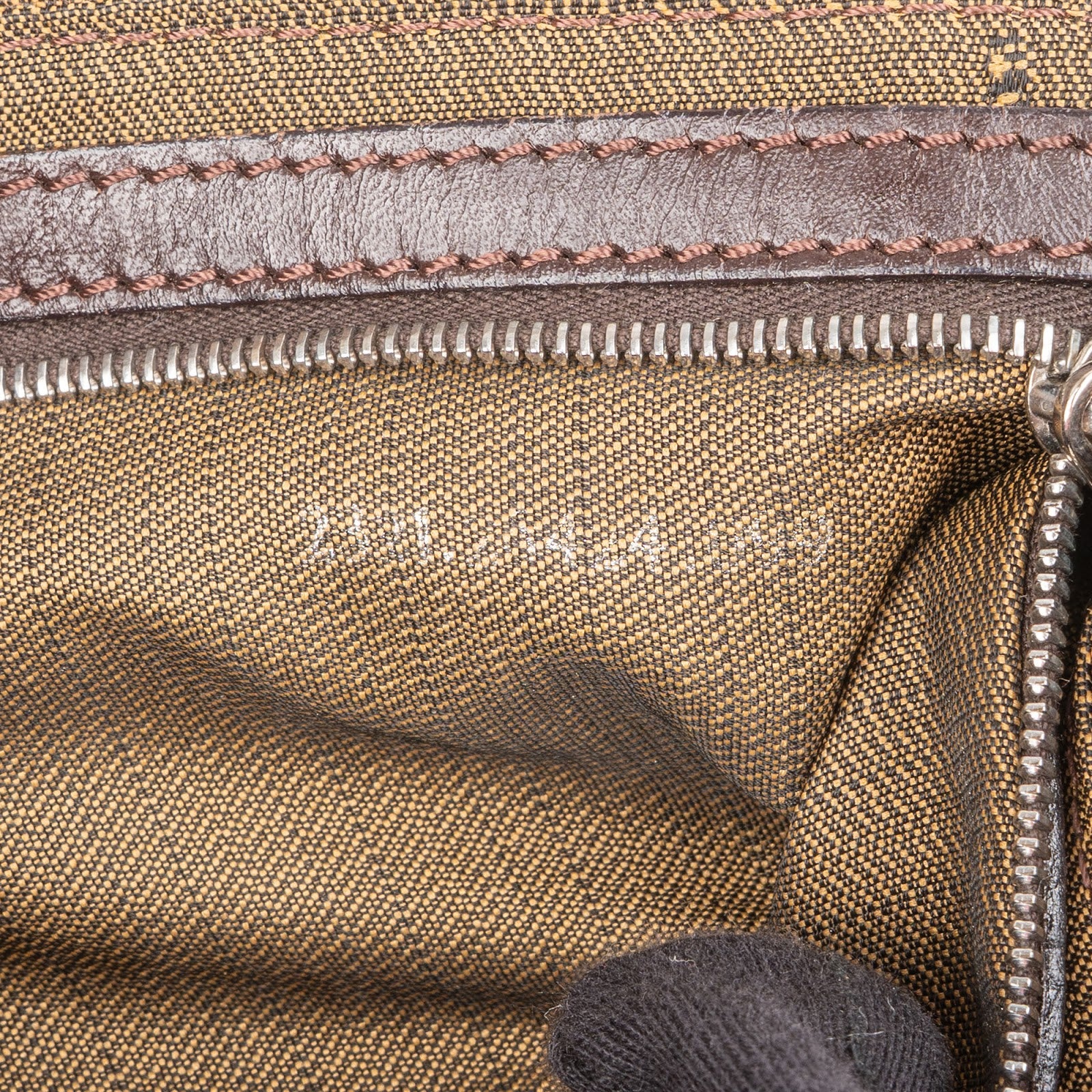 Fendi Monogram FF Zucca Baguette Shoulder Bag