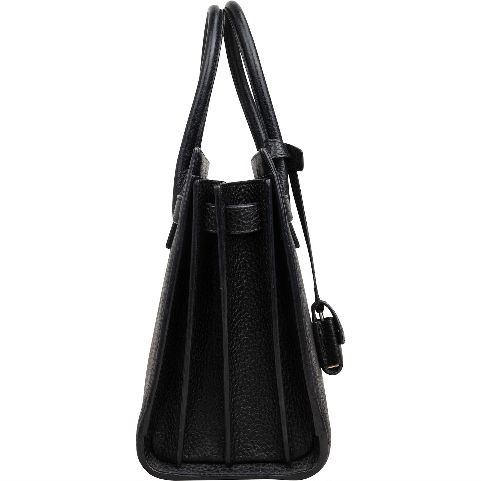 Saint Laurent Grained Leather Sac de Jour Handbag