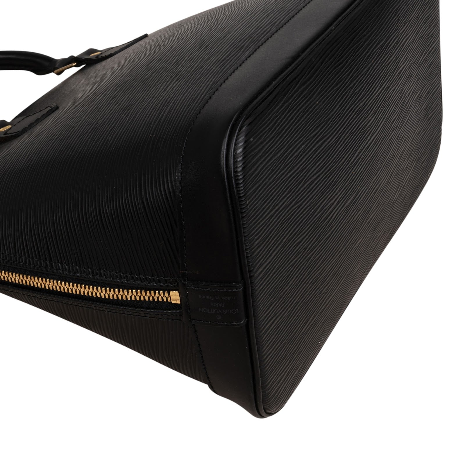 Louis Vuitton Noir Epi Leather Alma PM Handbag