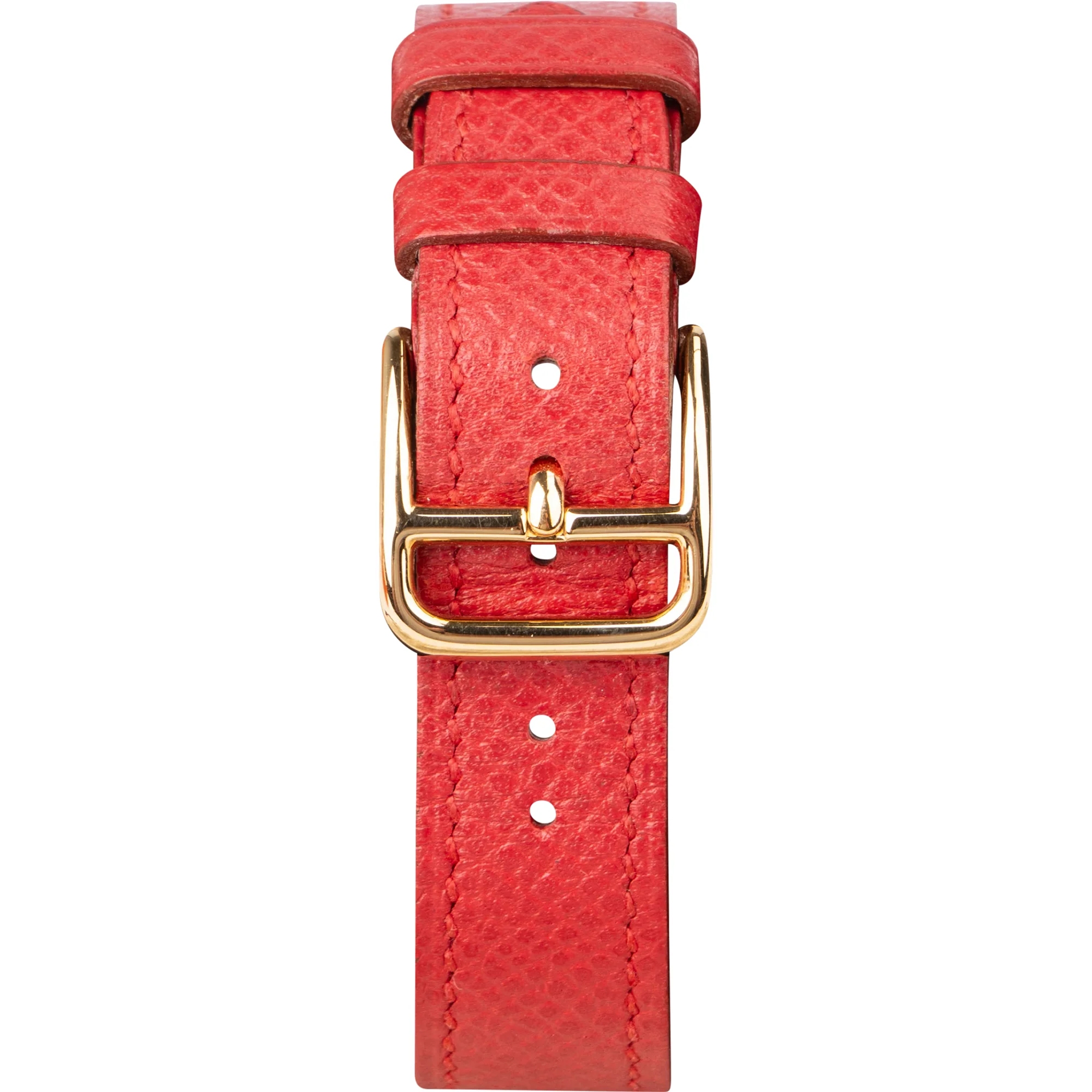 Hermès Gold Tone Heure H HH1.201 Women Watch