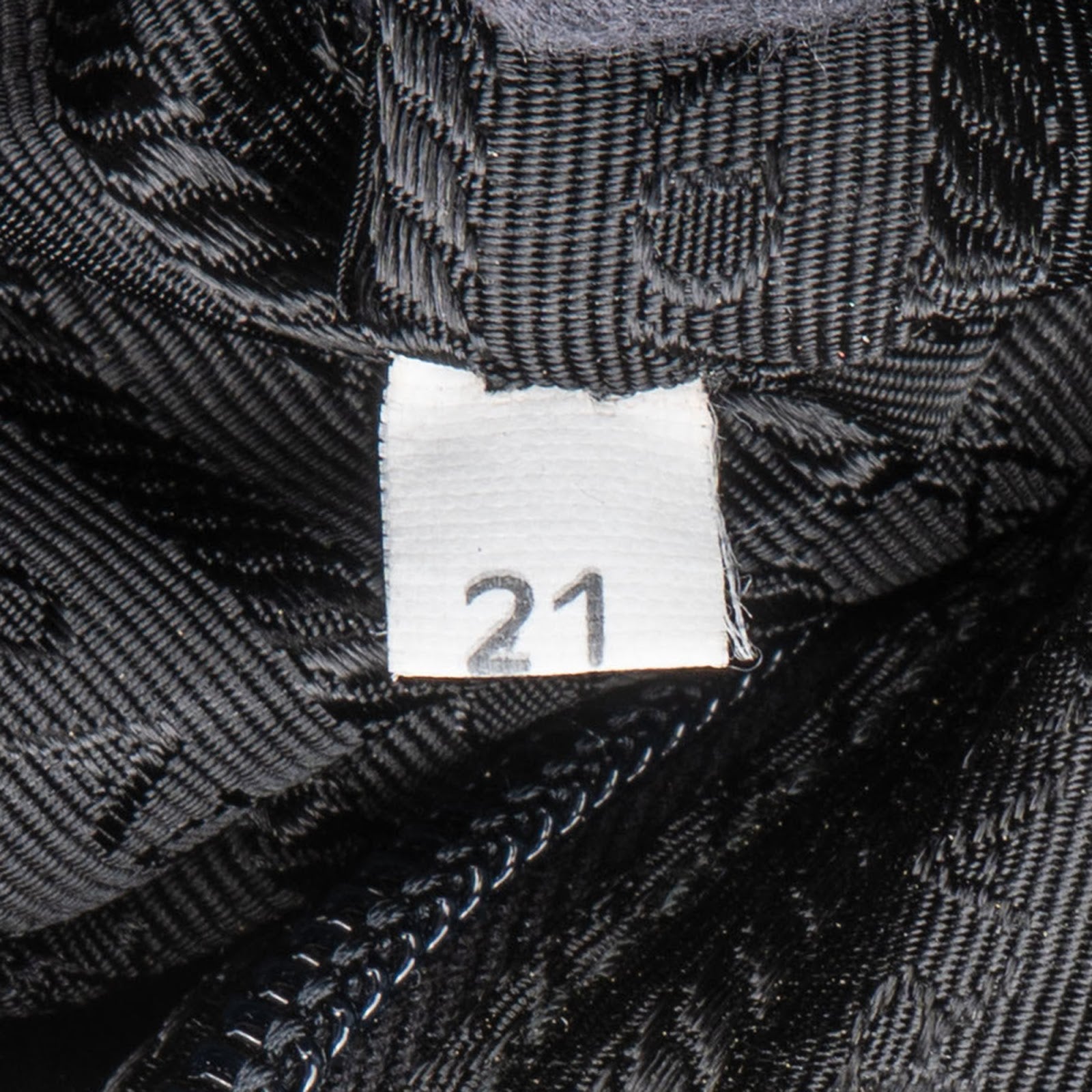 Prada Black Tessuto Nylon Triangle Backpack