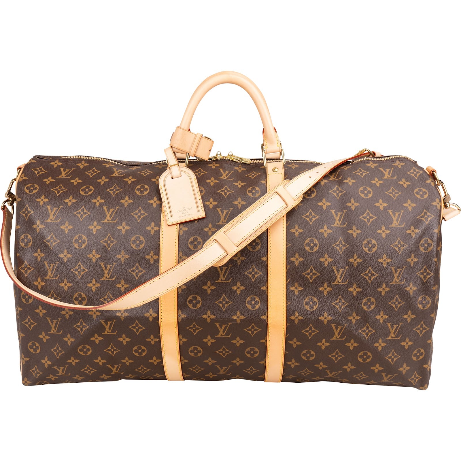 Louis Vuitton Monogram Canvas Keepall 60 Bandoulière Reisetasche