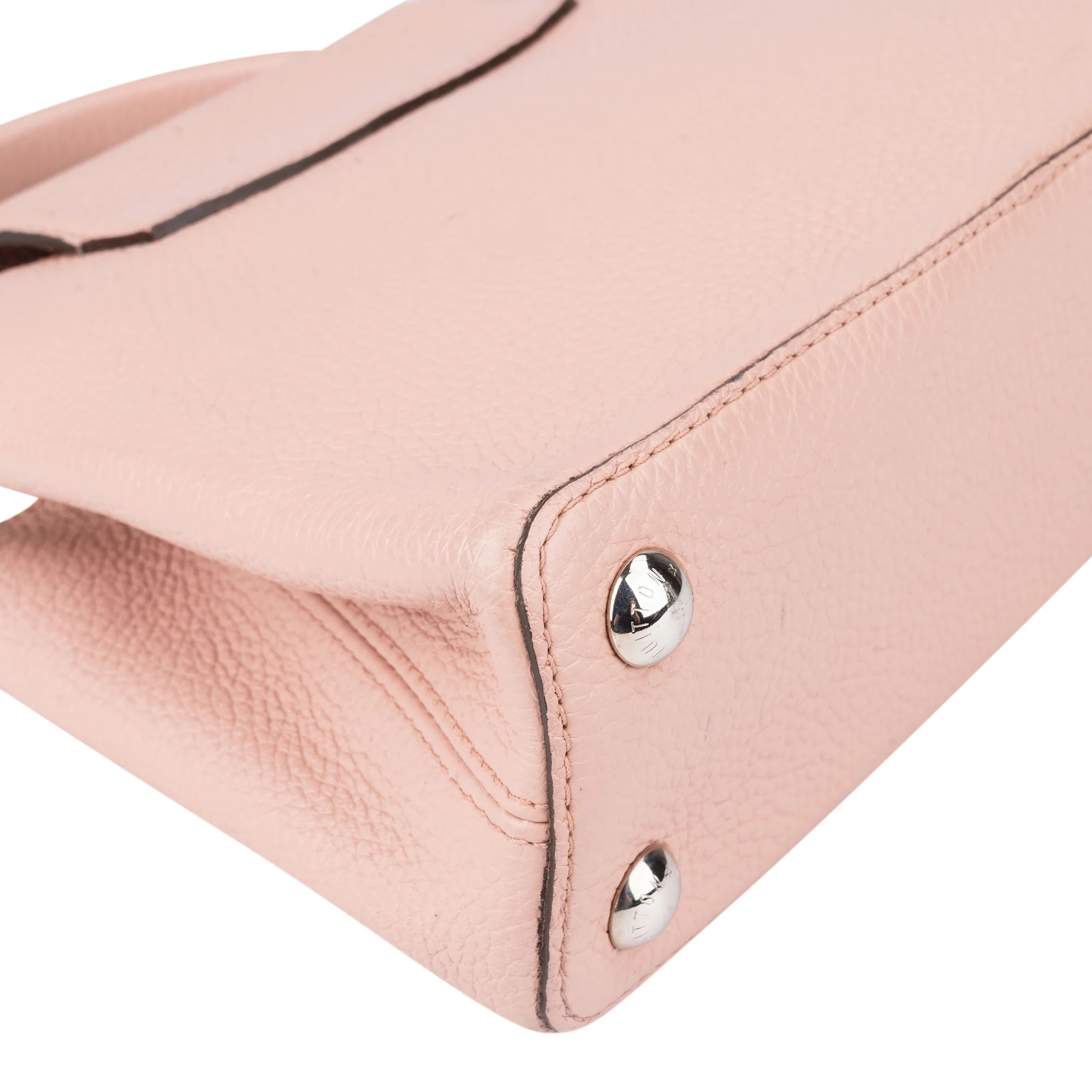 Louis Vuitton Pink Taurillon Capucines BB Handbag