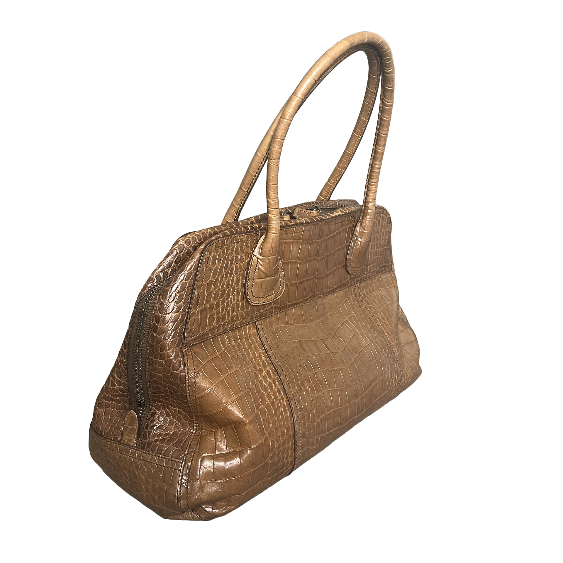 Prada-Tasche mit Krokodilprägung